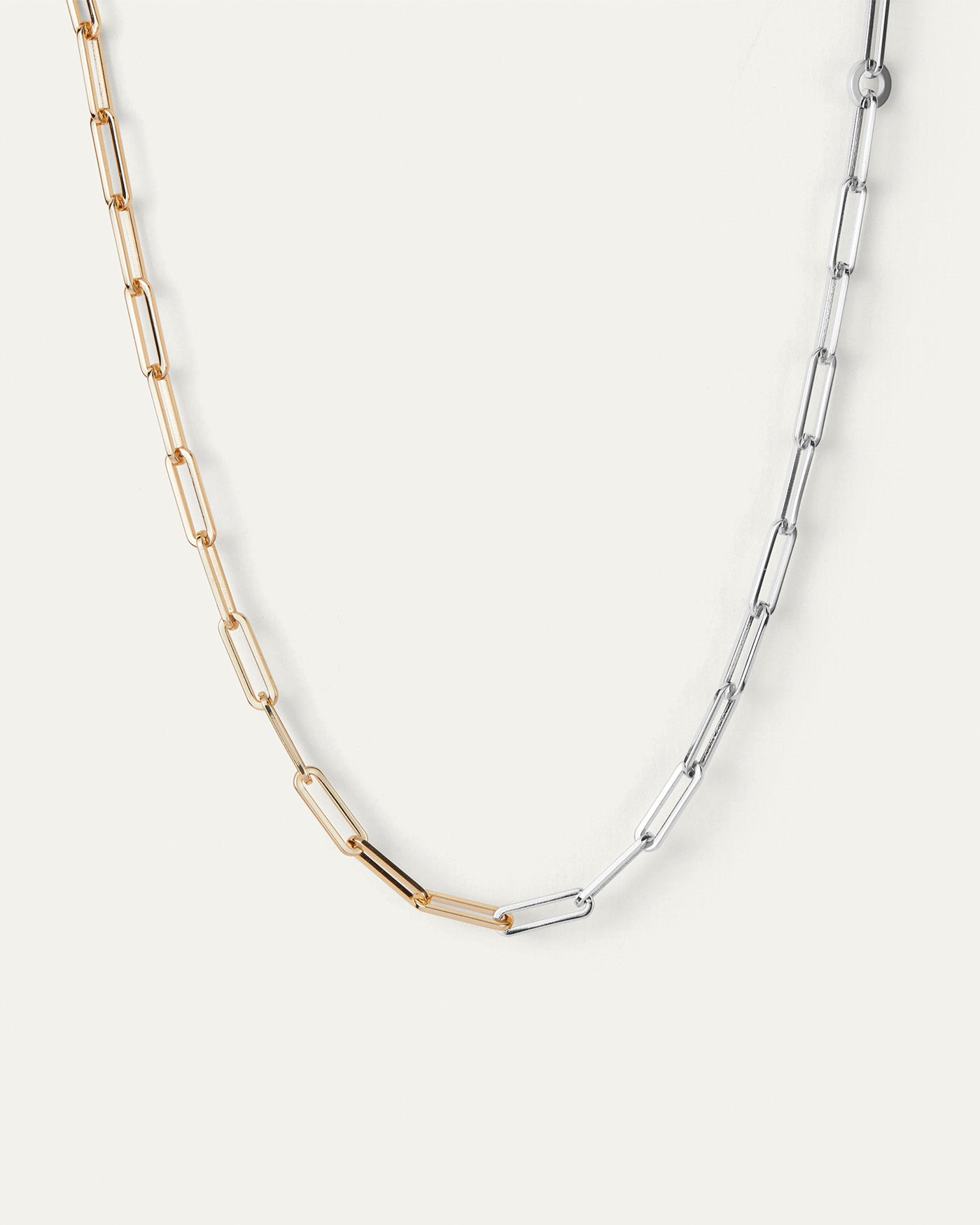 Jenny Bird Canada Andi Slim Gold and Silver Link Chain Necklace For Women