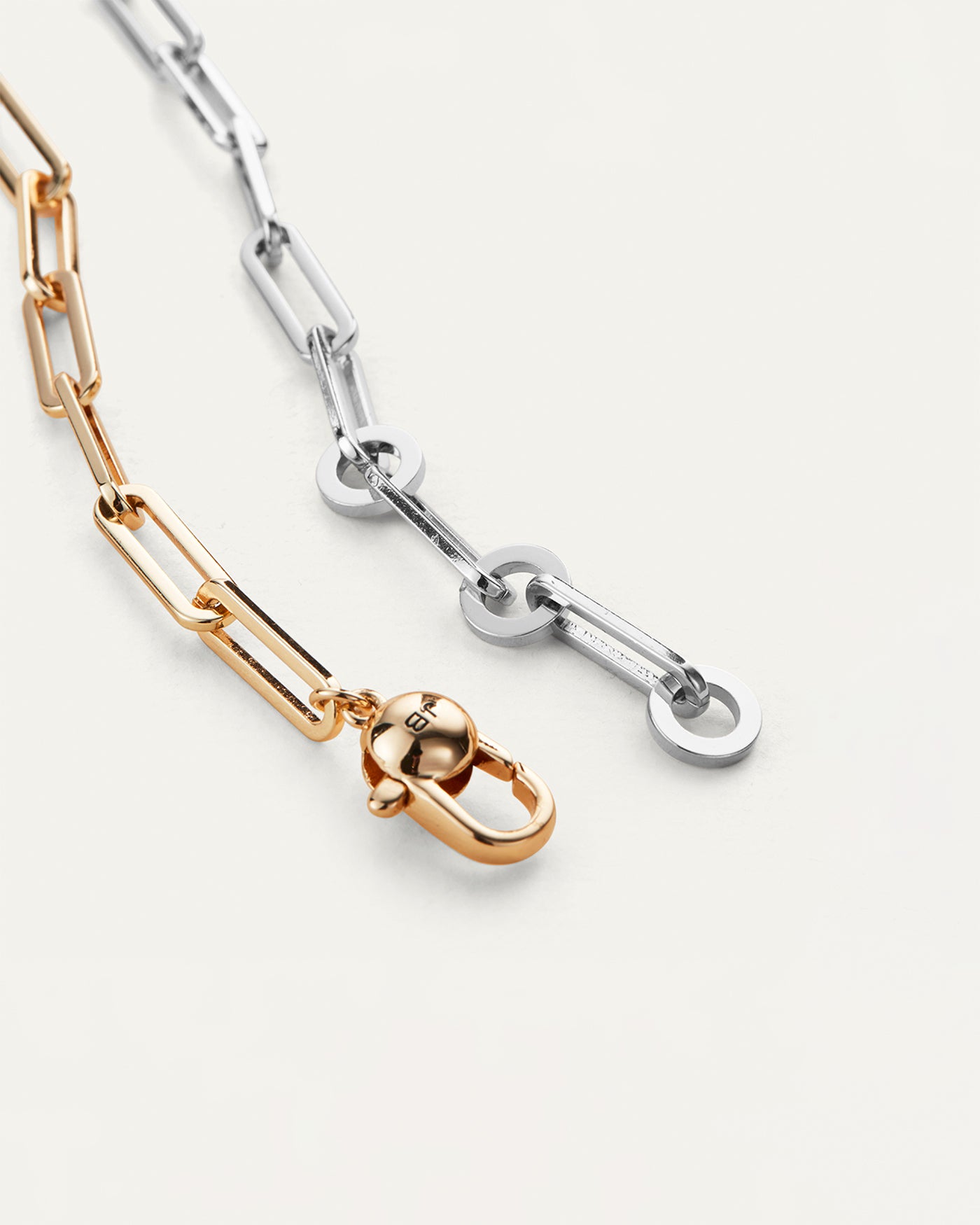 Jenny Bird Canada Andi Slim Gold and Silver Link Chain Necklace For Women