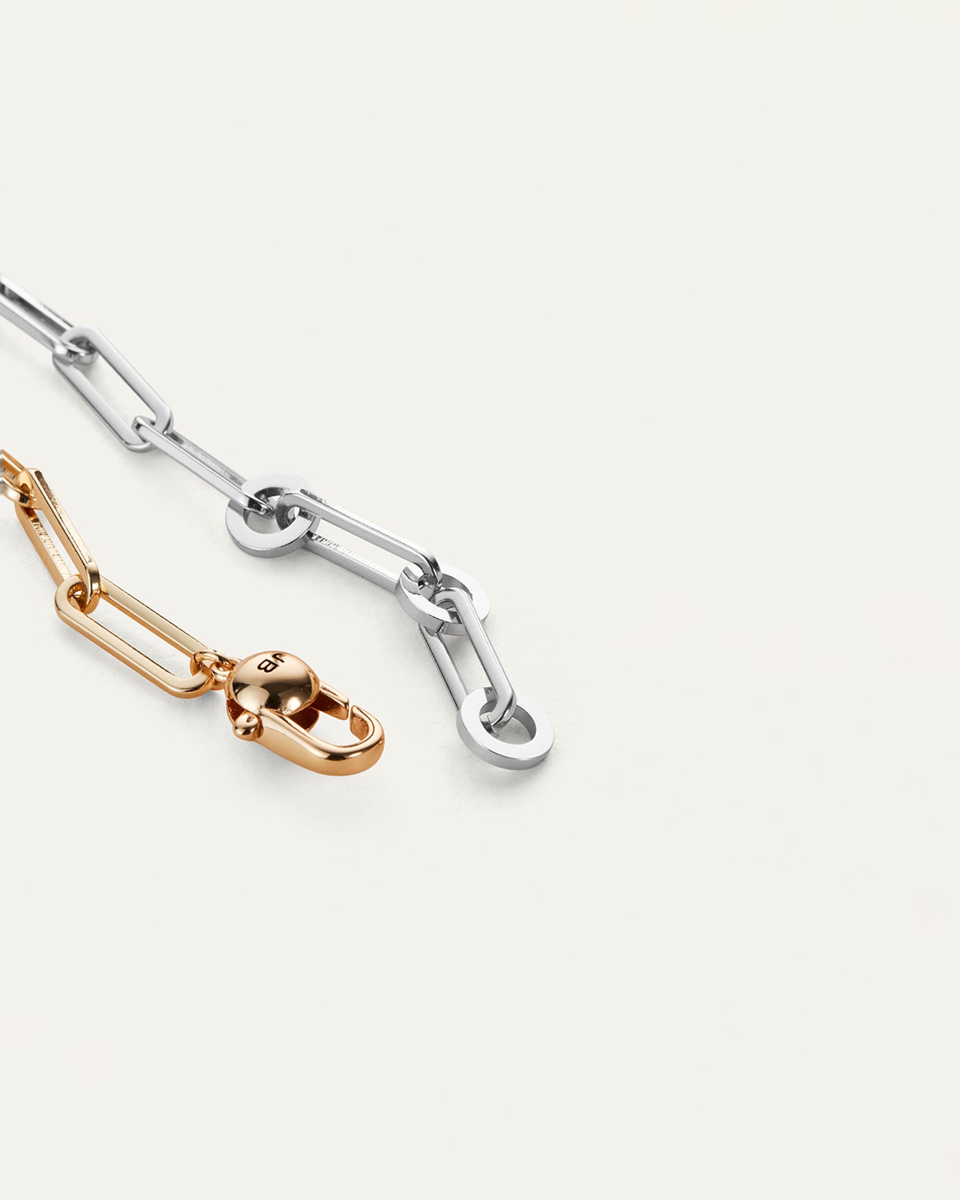 Jenny Bird Canada Andi Slim Stacking Link Gold and Silver Bracelet For Women