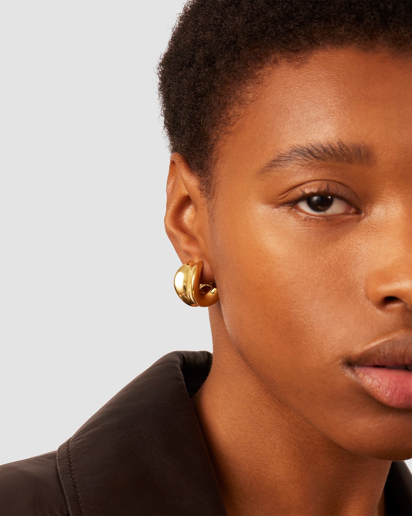 Jenny Bird Canada Chunky Doune Gold Hoop Earrings For Women