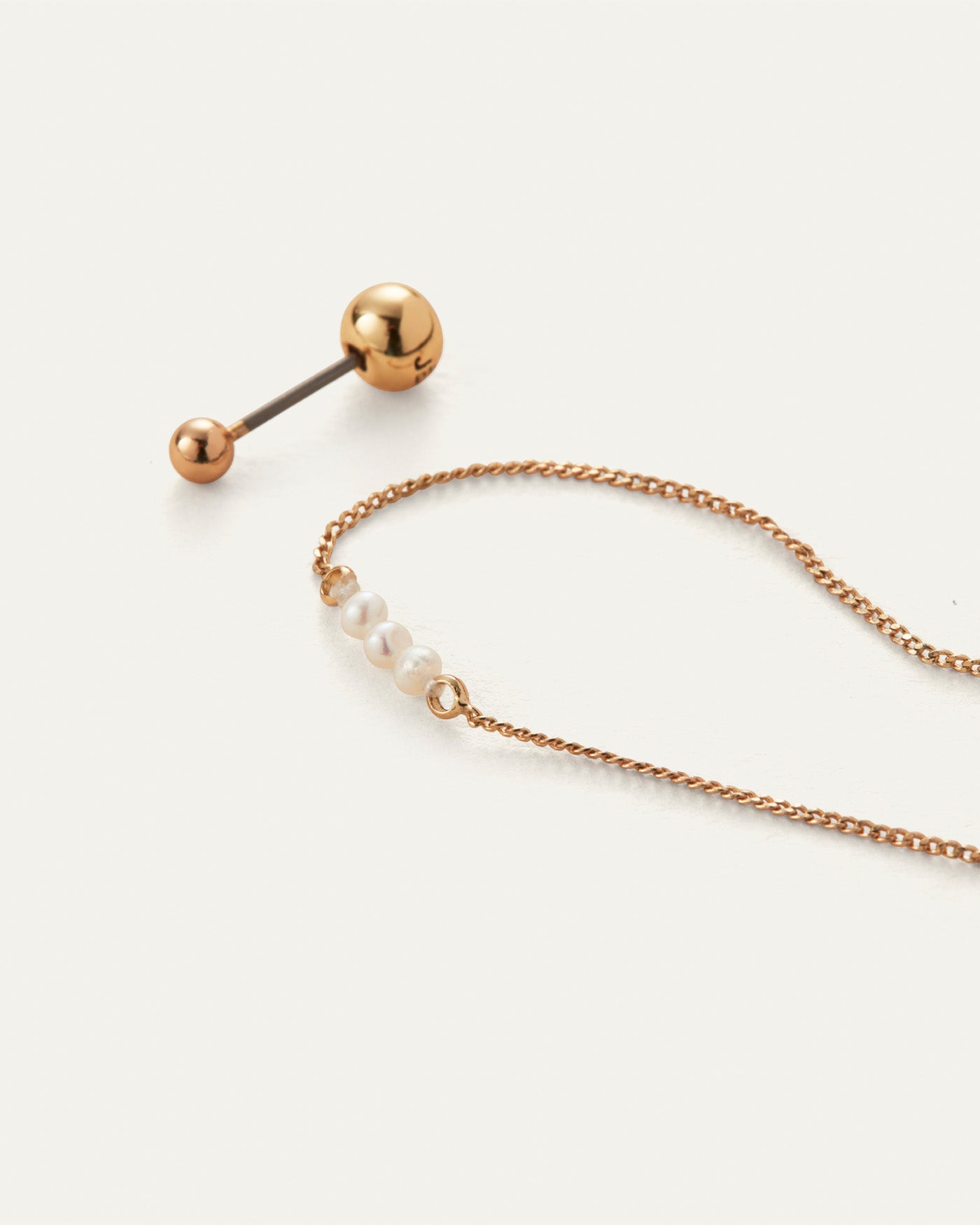 Delphine Threader Earring and Stud Set