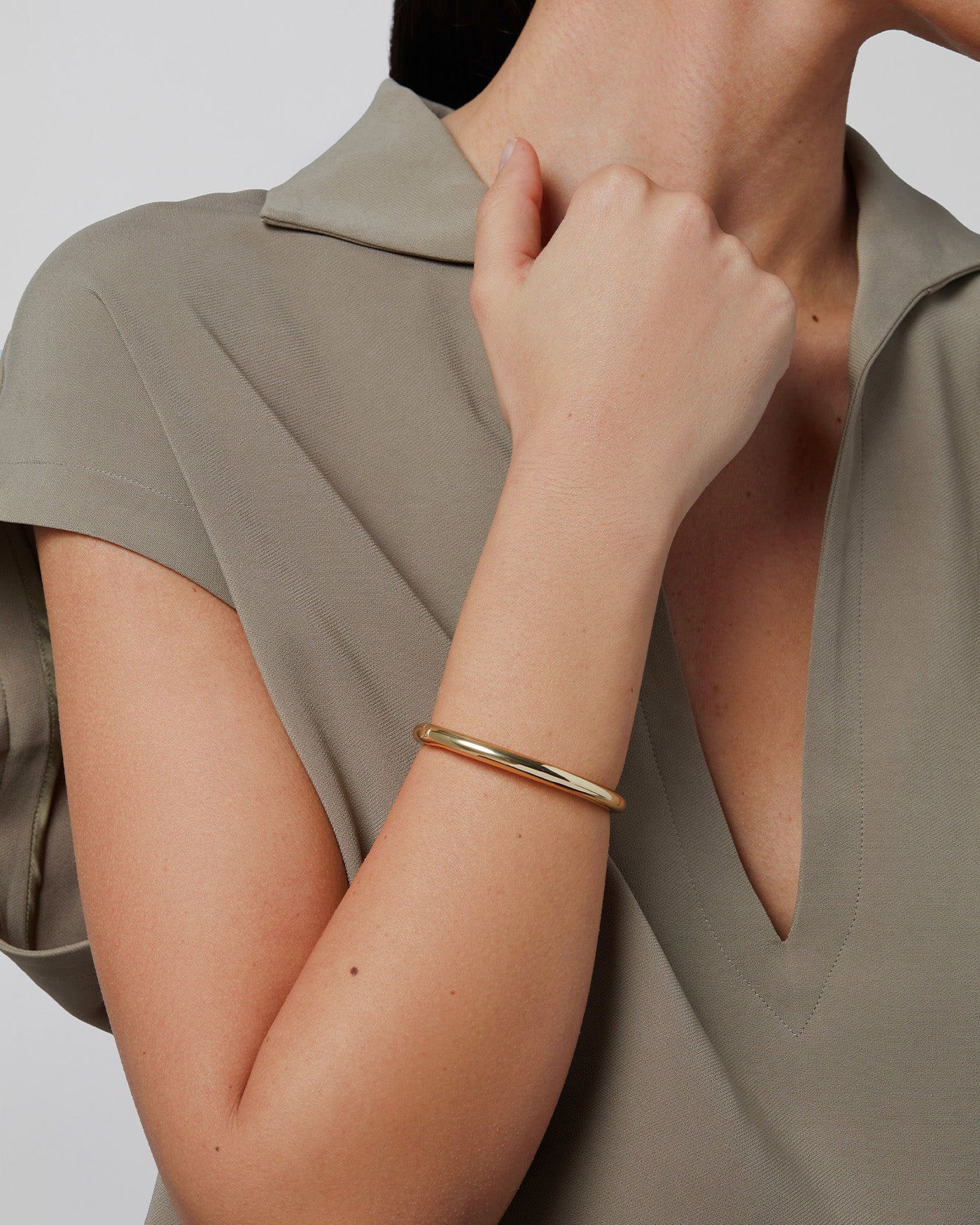 Jenny Bird Canada Gia Gold Waterproof Hinged Bangle Bracelet For Women