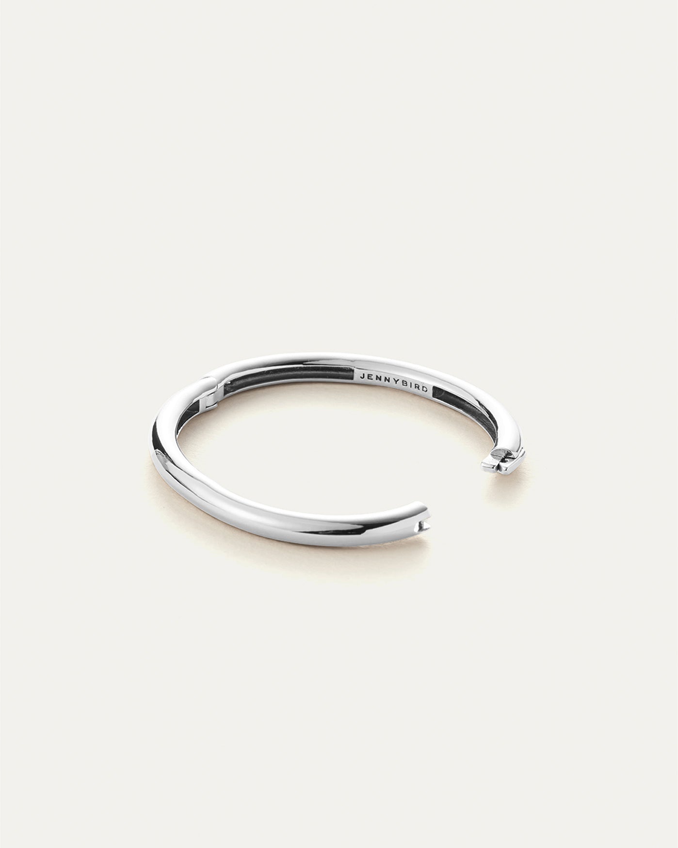Jenny Bird Canada Gia Silver Waterproof Hinged Bangle Bracelet For Women