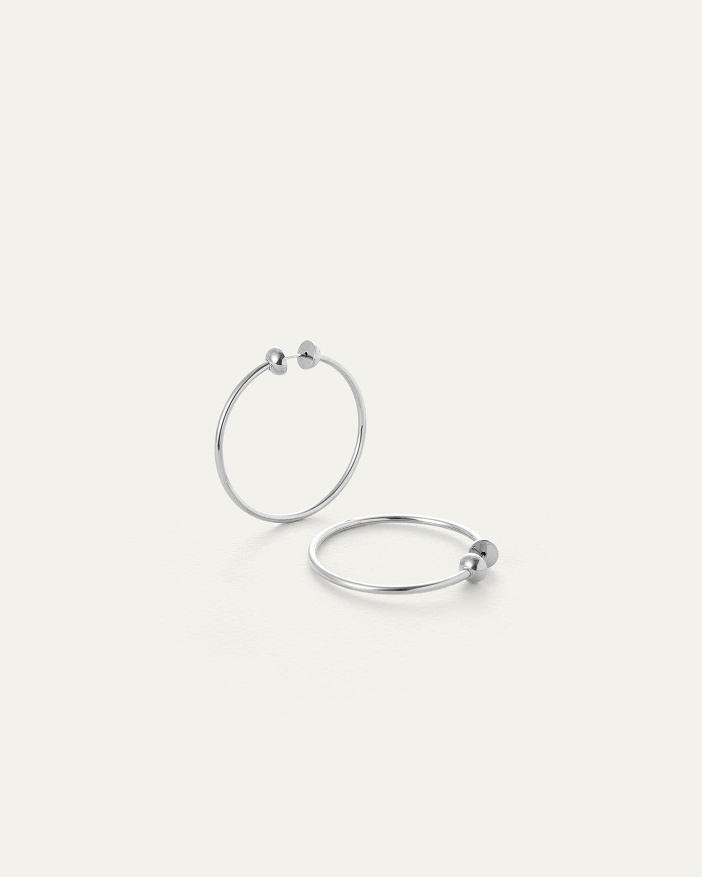 Jenny Bird Canada Icon Small Waterproof Silver Hoop Earrings For Women