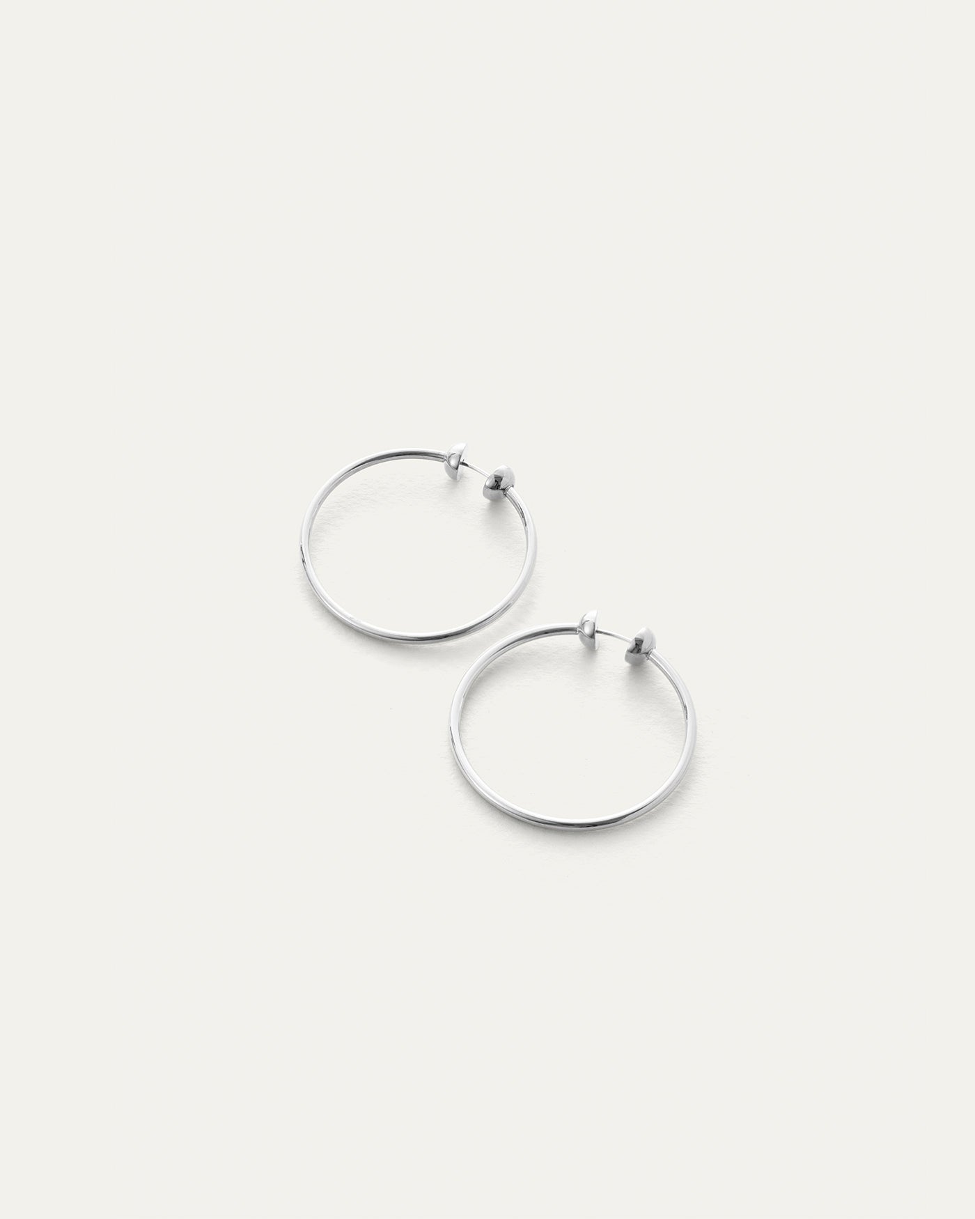 Jenny Bird Canada Icon Small Waterproof Silver Hoop Earrings For Women