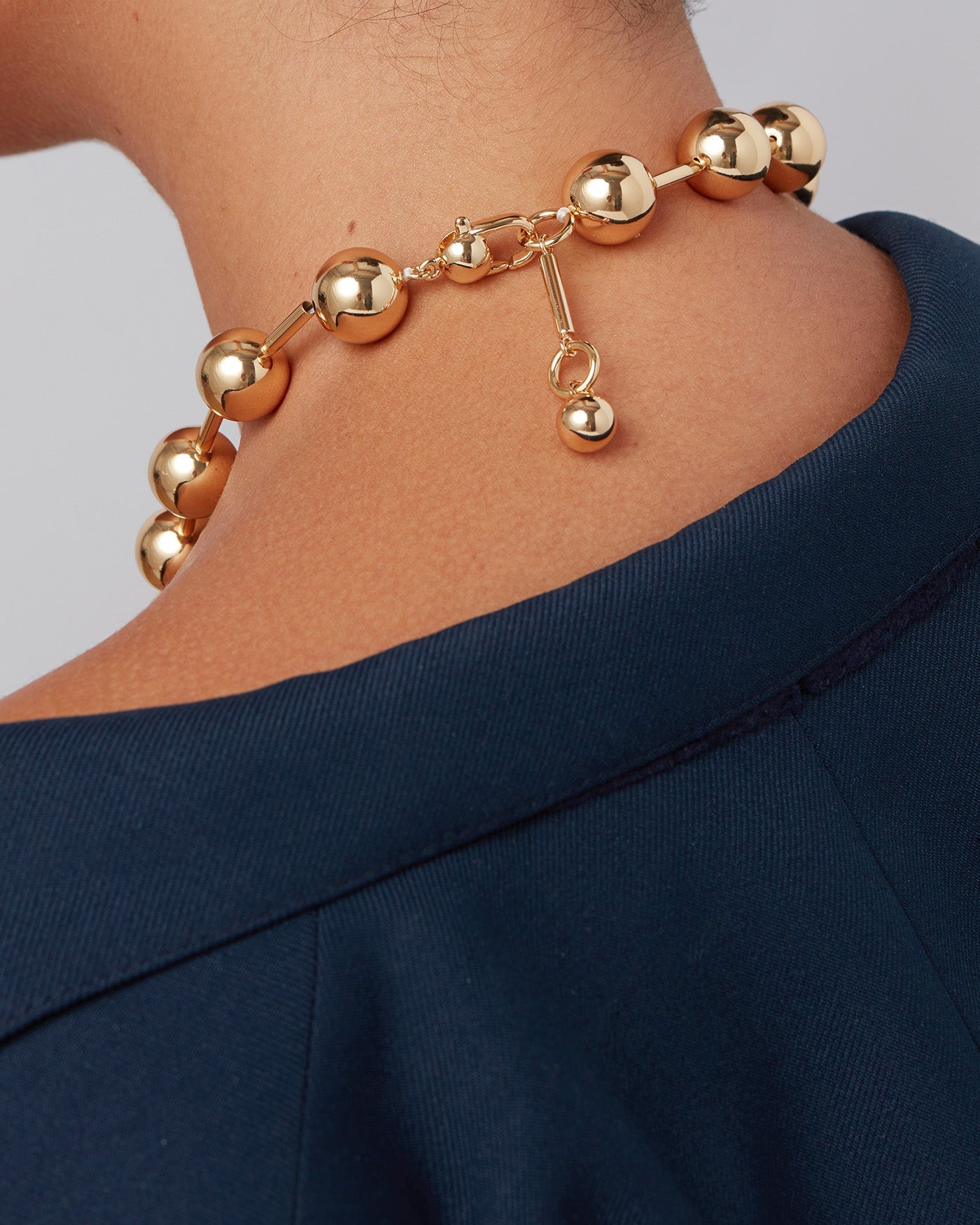 Jenny Bird Canada Celeste Mega Satement Ball Gold Necklace for Women