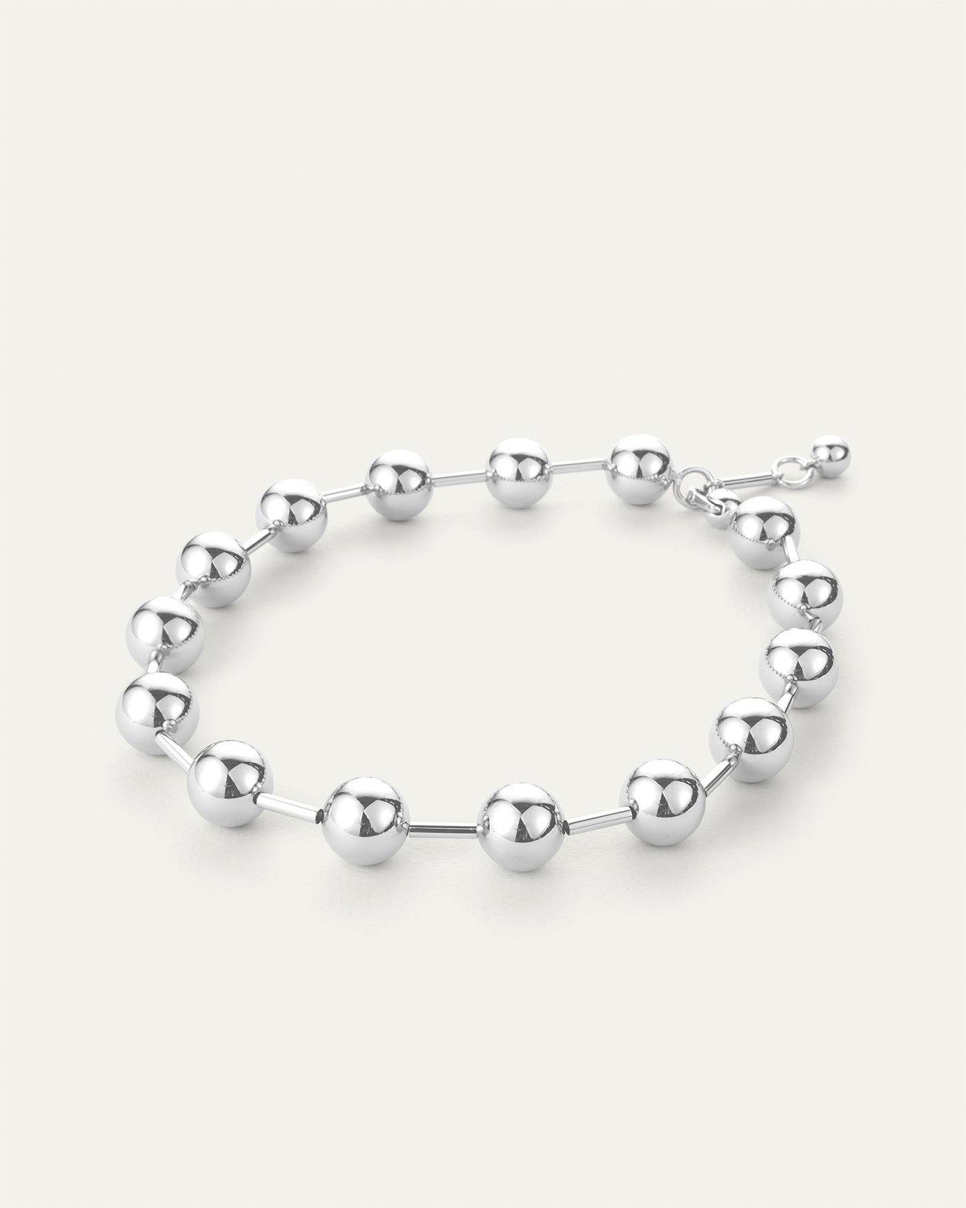 Jenny Bird Canada Celeste Mega Satement Ball Silver Necklace for Women