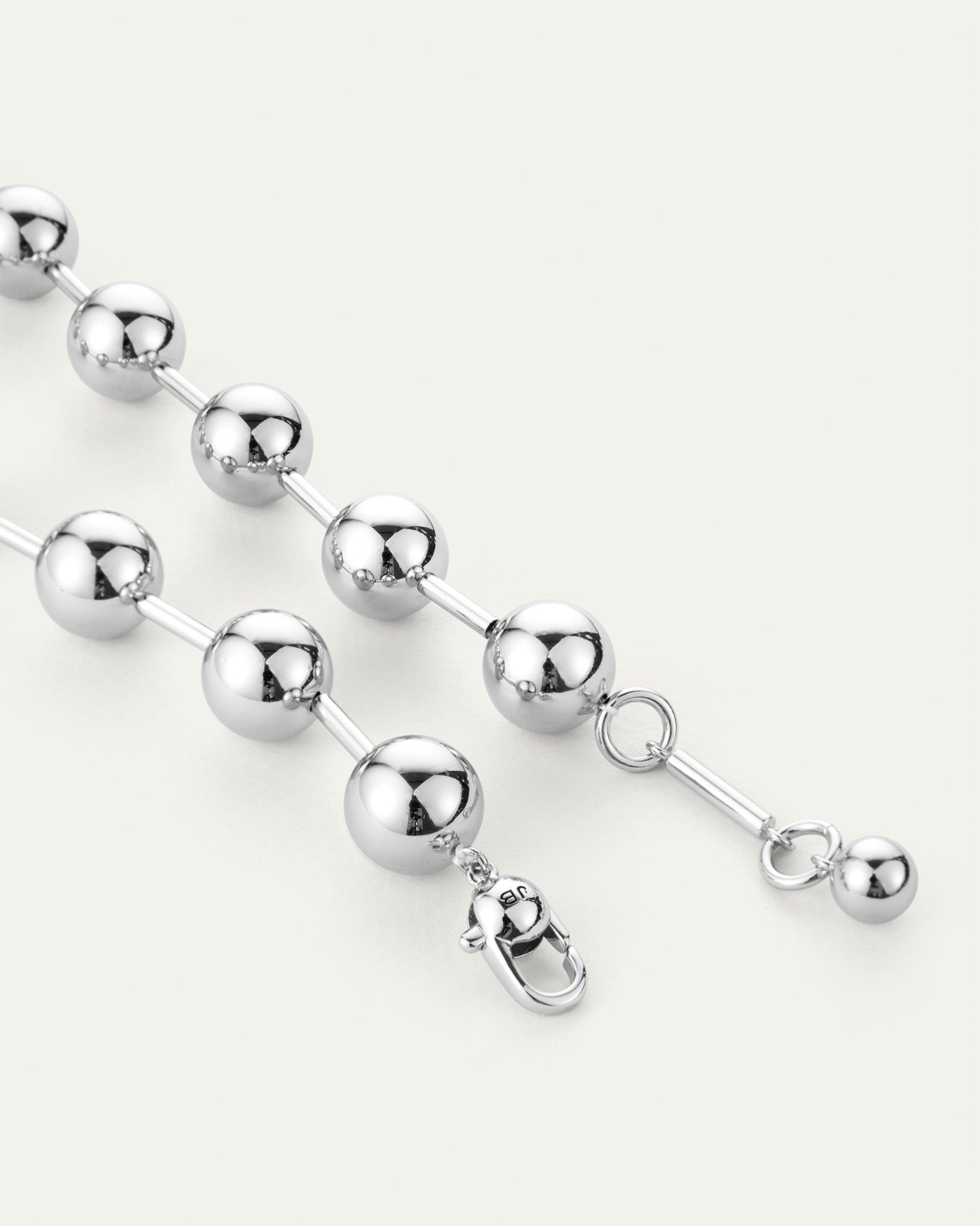 Jenny Bird Canada Celeste Mega Satement Ball Silver Necklace for Women