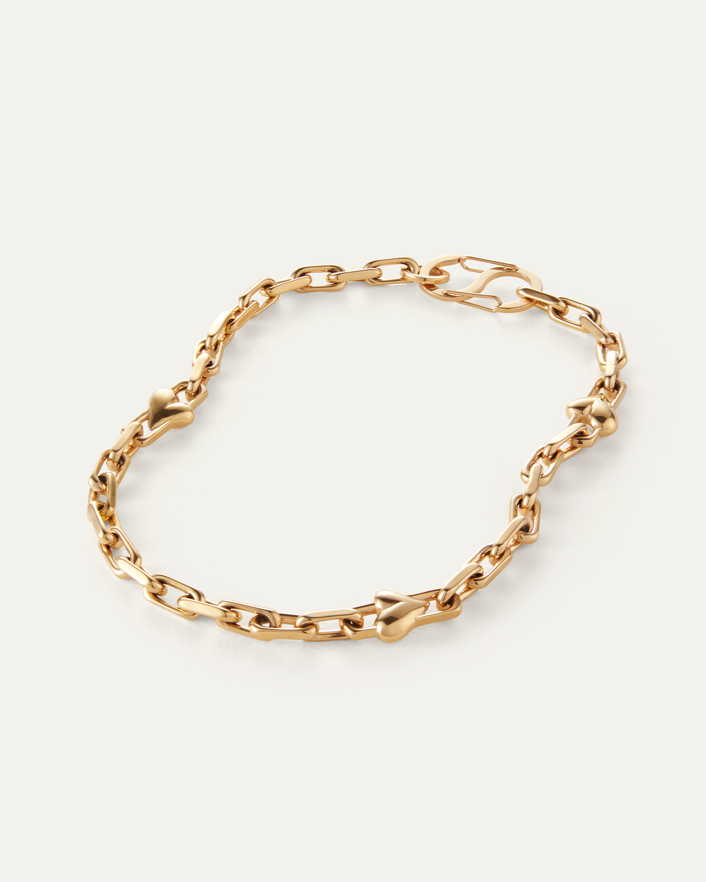 Art Heart Chain Necklace - Gold | JENNY BIRD Canada