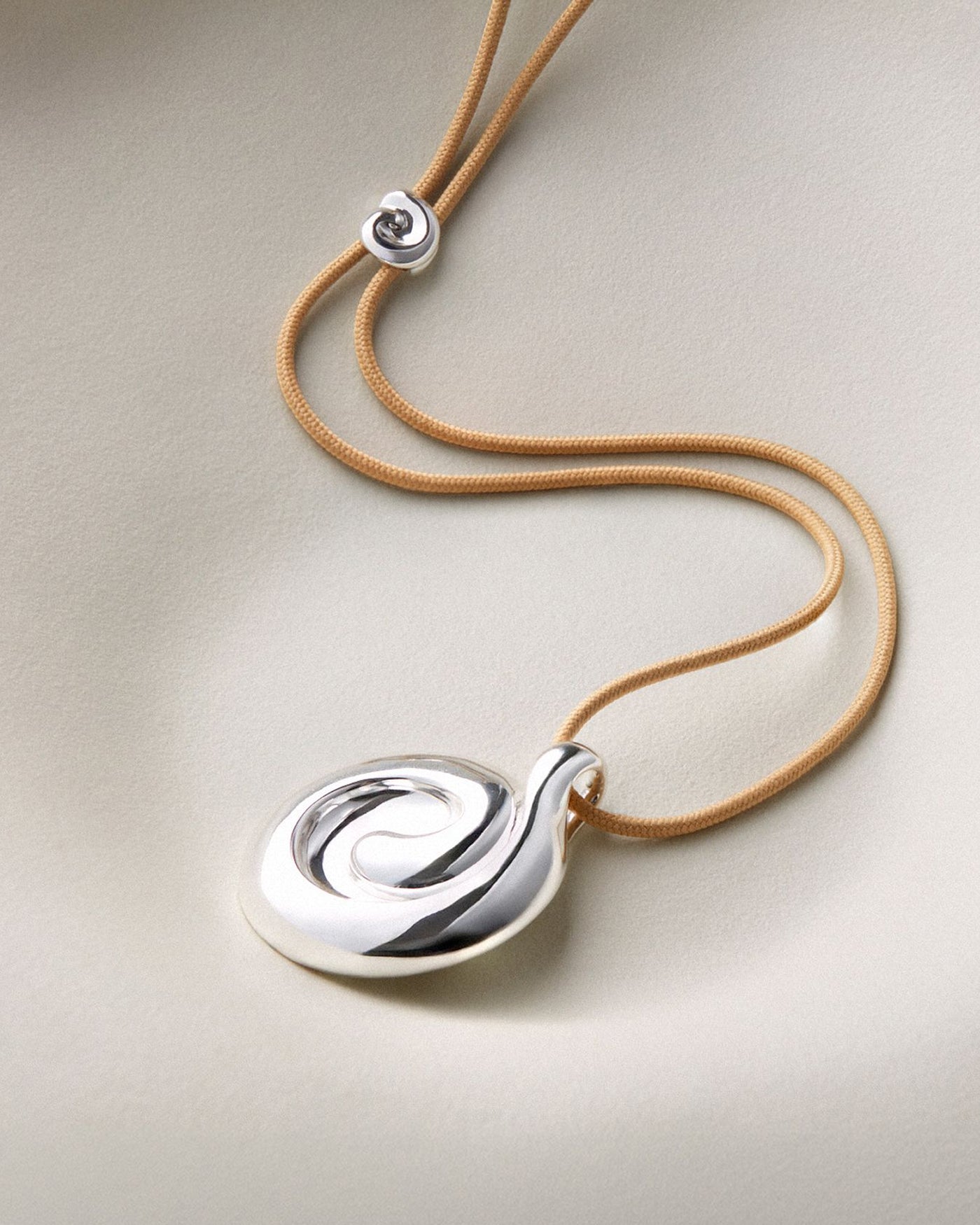 Nico Mirror Pendant Rope Necklace