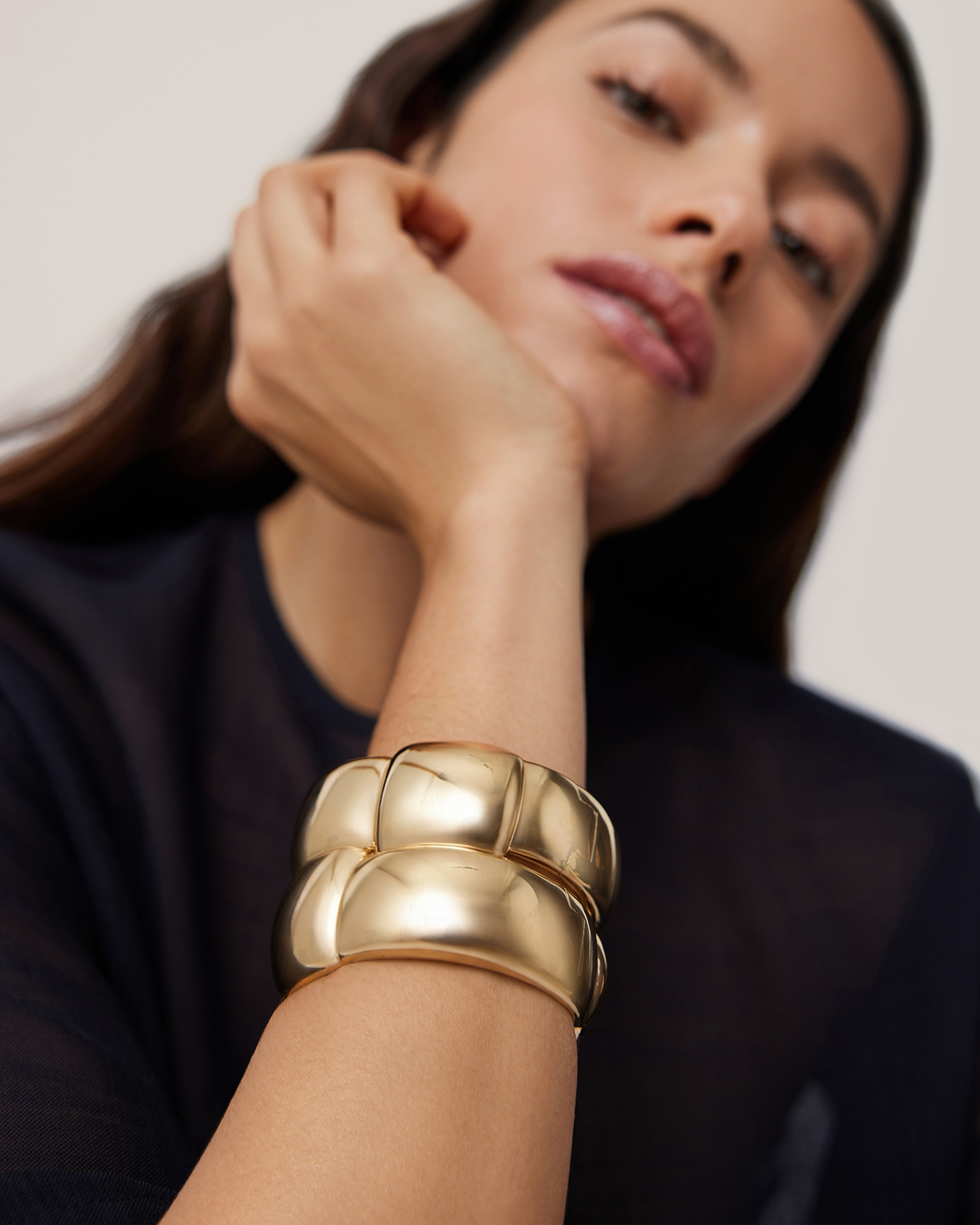 Mega Woven Square Bangle