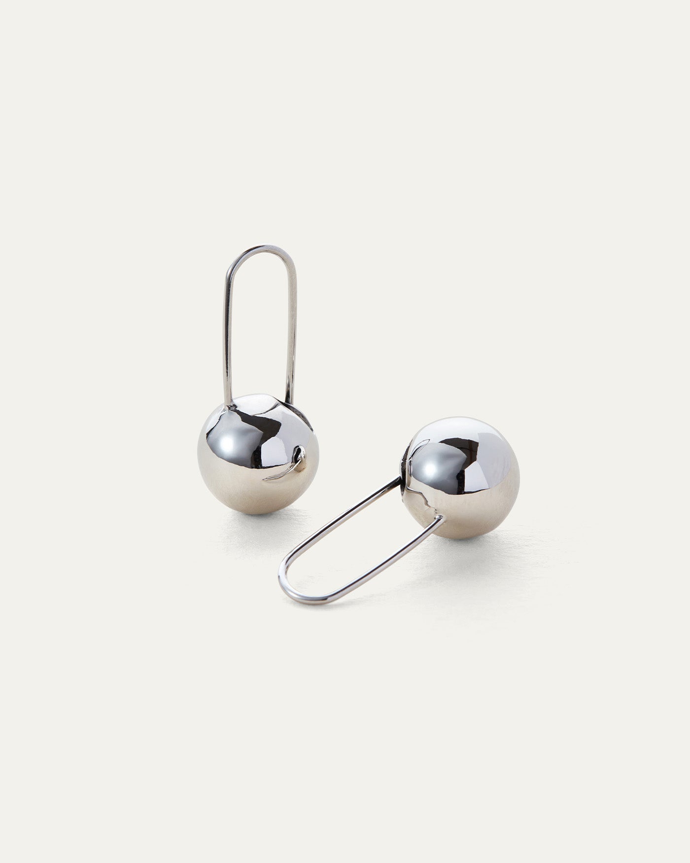Jenny Bird Canada Celeste Silver Hinged Drop Earrings For Women