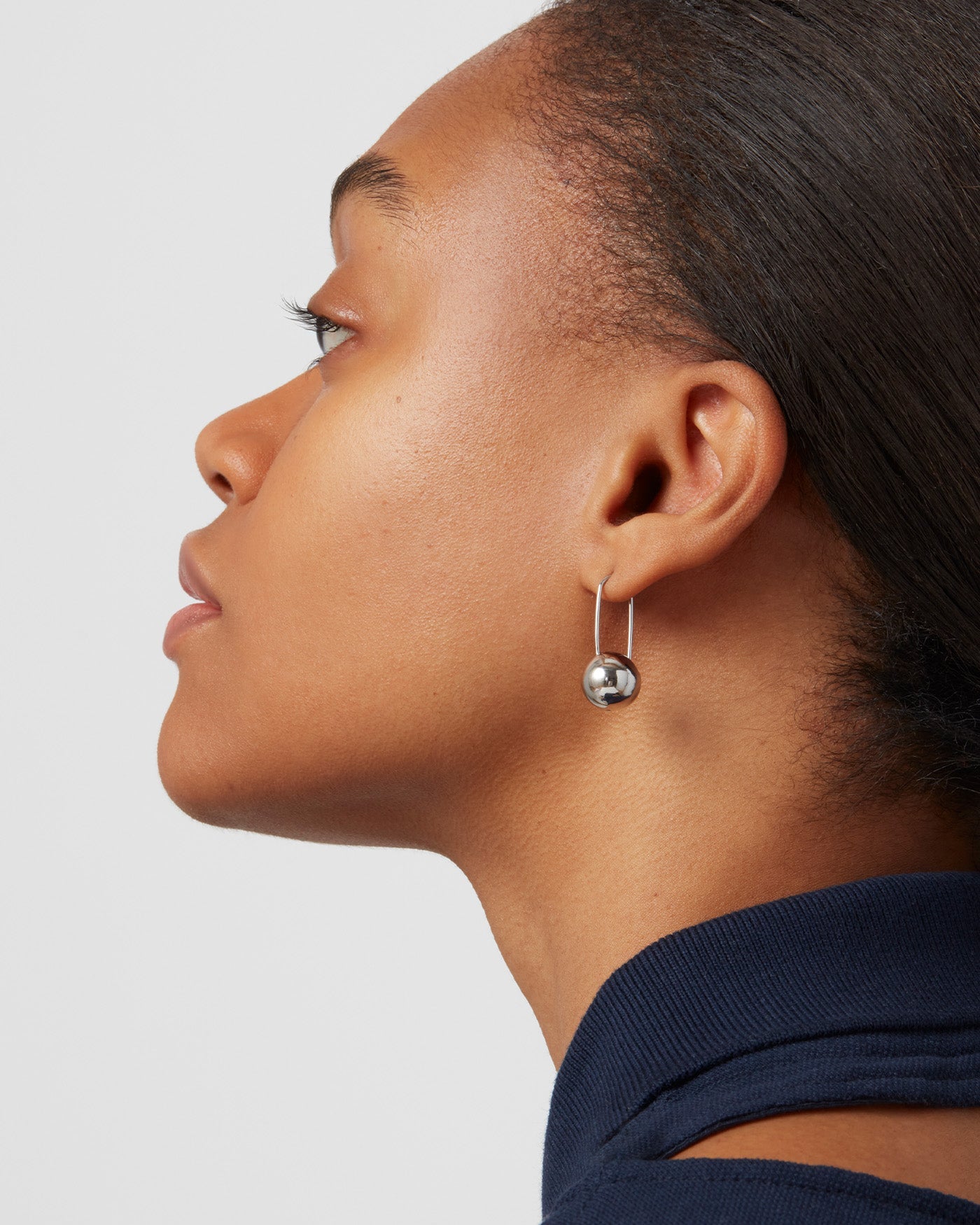 Jenny Bird Canada Celeste Silver Hinged Drop Earrings For Women