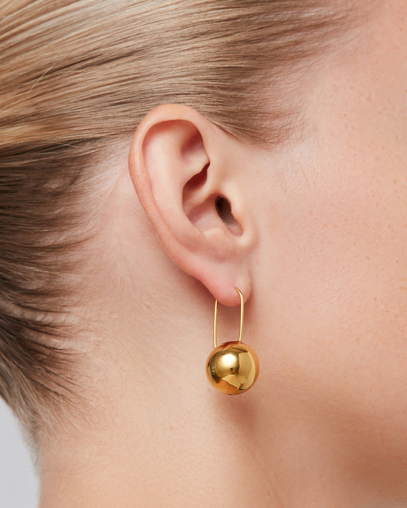 Jenny Bird Canada Celeste Mega Ball Drop Gold Earrings for Women