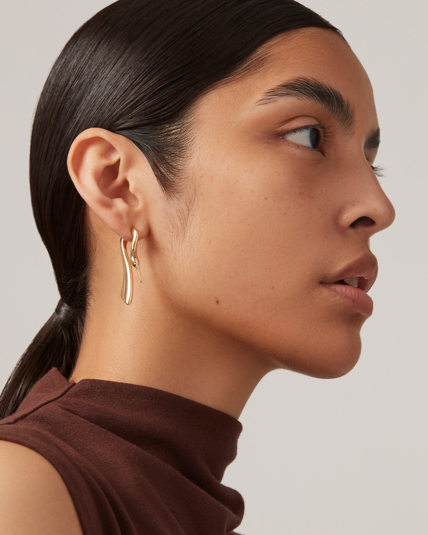 Jenny Bird Canda Lisieux Gold Earring Jackets Earrings for Women