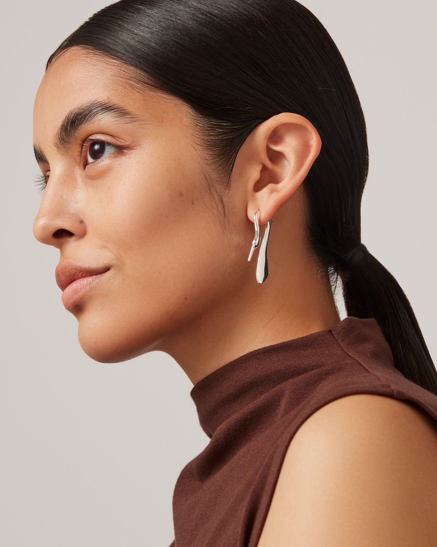 Jenny Bird Canda Lisieux Silver Earring Jackets Earrings for Women