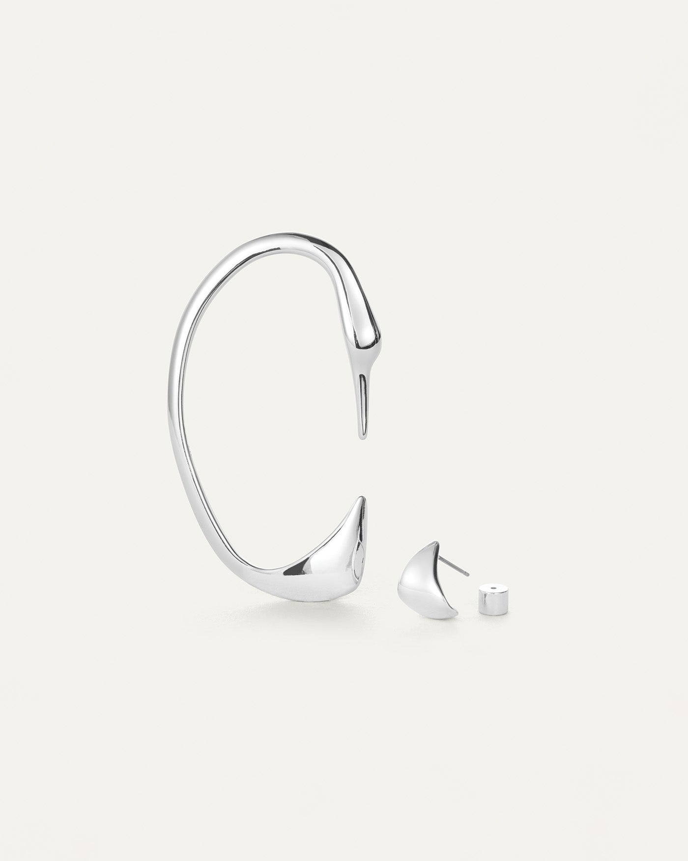 Jenny Bird Canada Lisieux Silver Gold Stud Earrings and Ear Cuff Earrings for Women