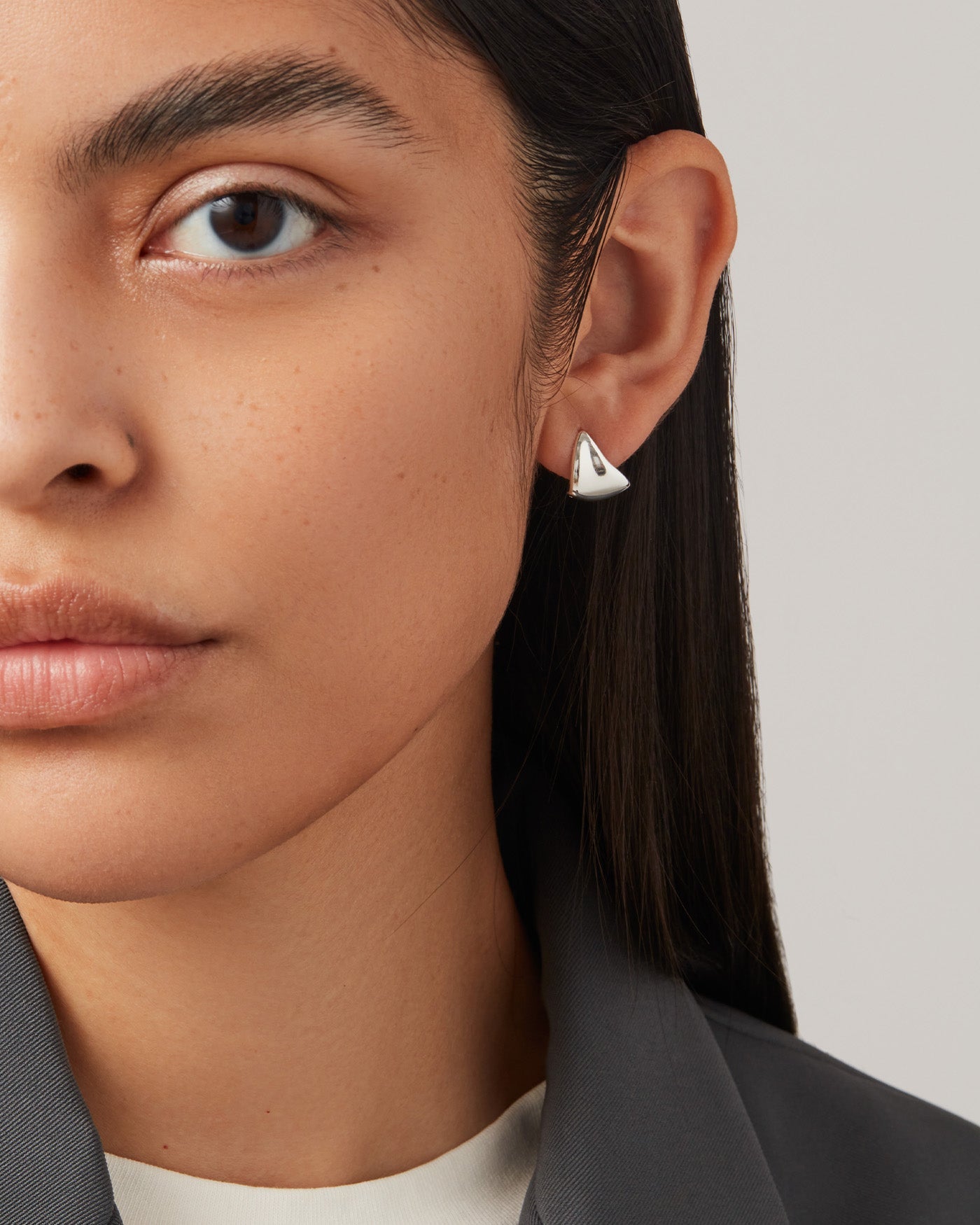 Jenny Bird Canada Lisieux Silver Gold Stud Earrings and Ear Cuff Earrings for Women