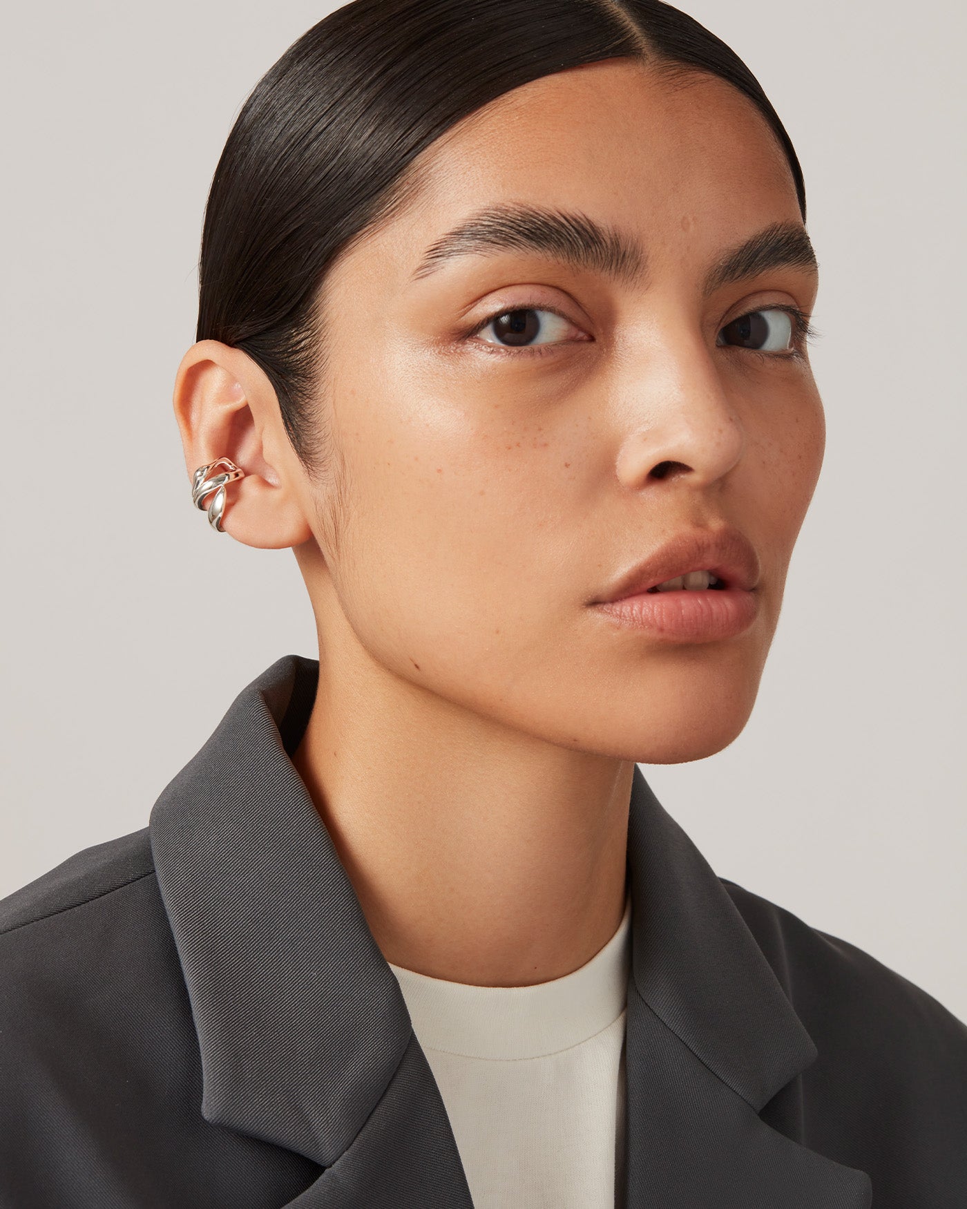 Jenny Bird Canada Colette Silver Ear Cuff Earring for Women