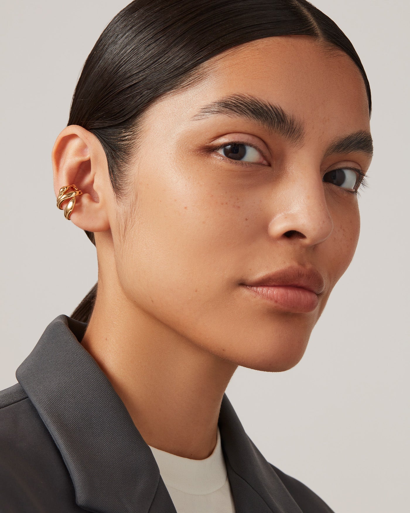 Jenny Bird Canada Colette Gold Ear Cuff Earring for Women