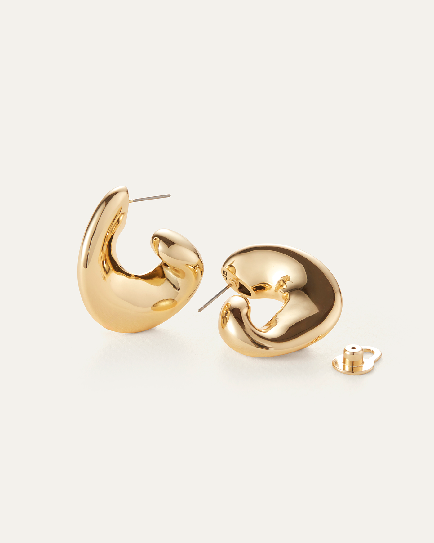 Gigi Hoop Earrings Gold Chunky, Lightweight JENNY BIRD Canada
