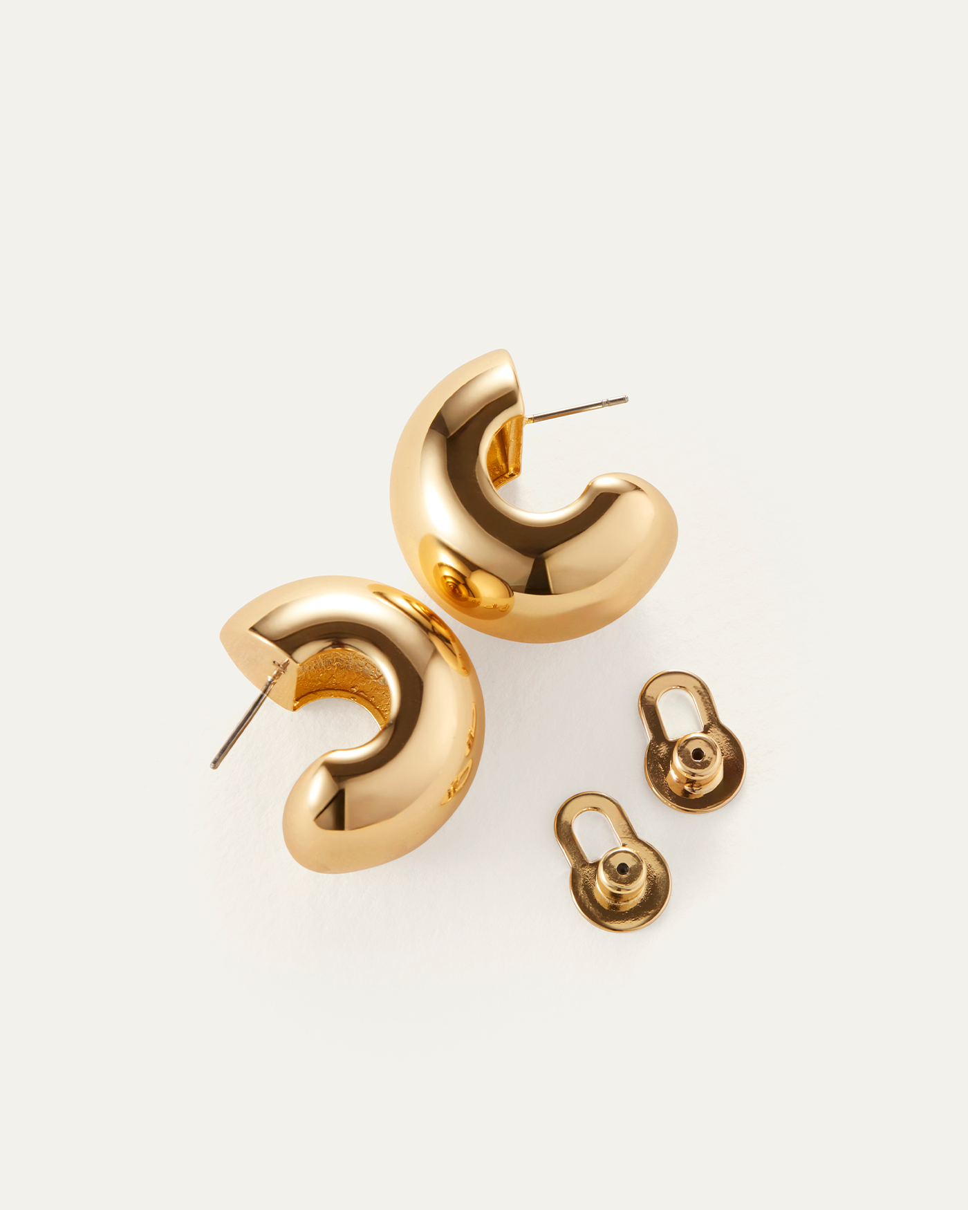 Jenny Bird Canada Gold Gemma Large Statement Hoop Earrings for Women