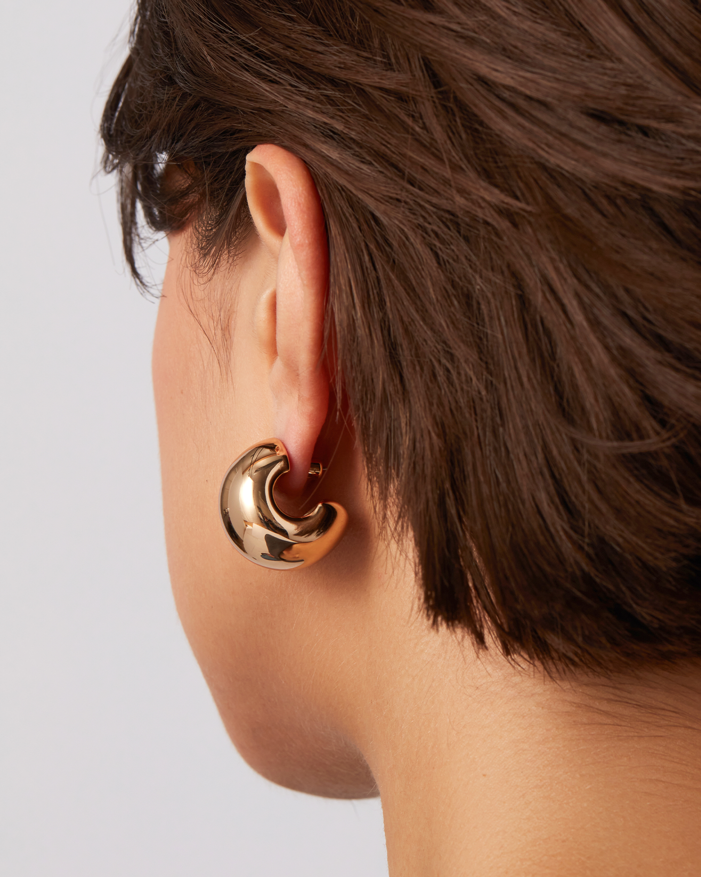 Jenny Bird Canada Gold Gemma Large Statement Hoop Earrings for Women