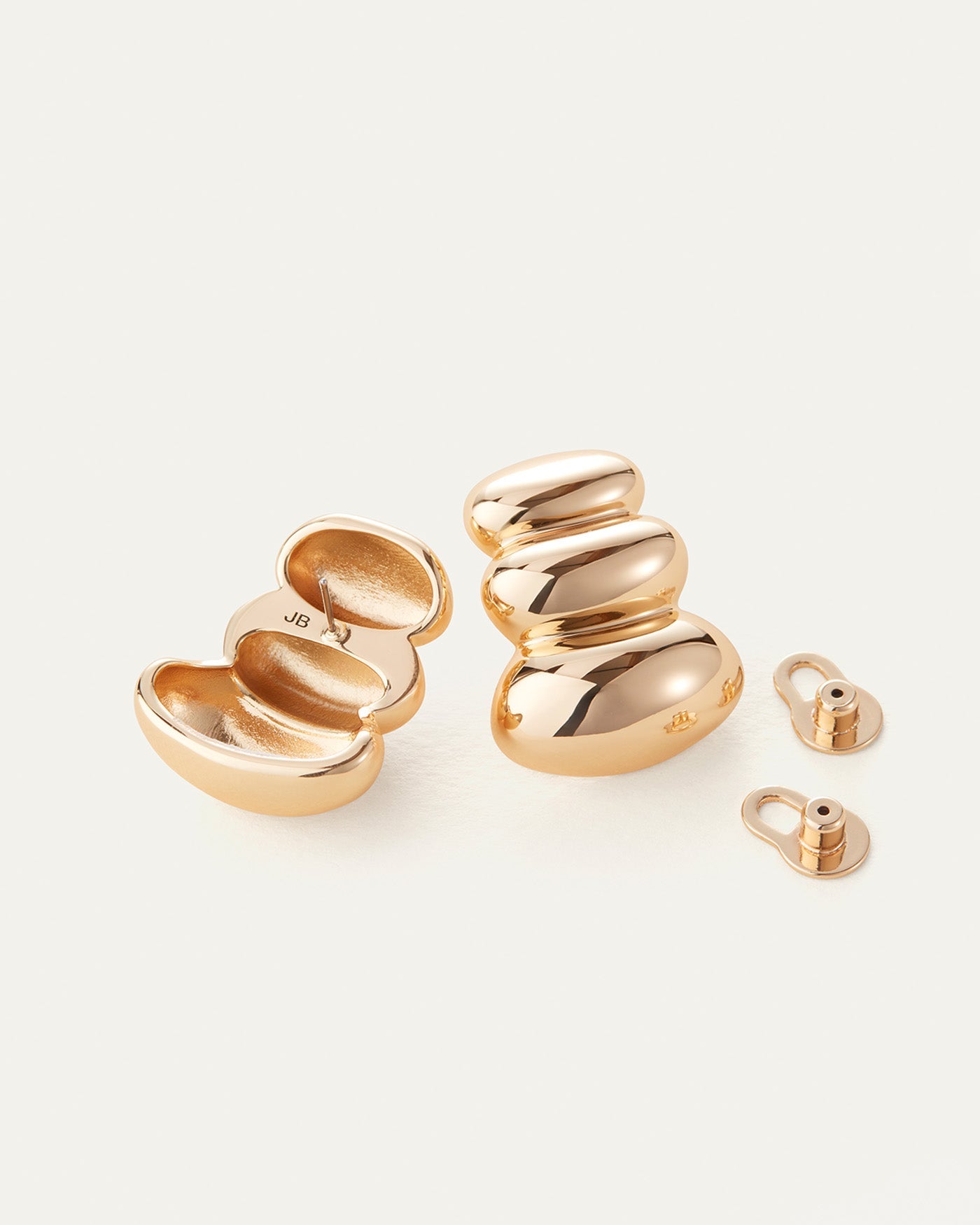 Jenny Bird Canada Non-Stop Gold Statement Earrings For Women