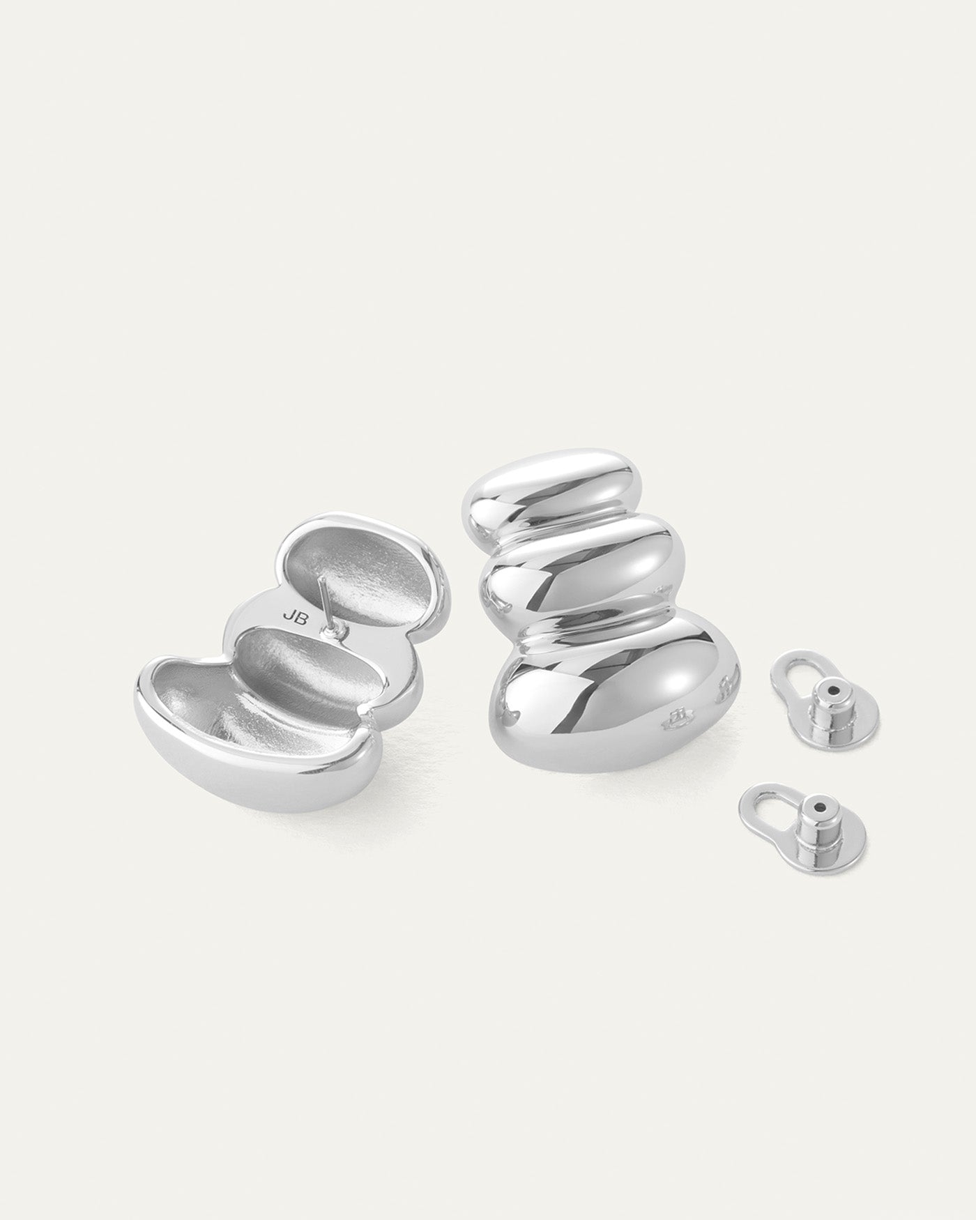 Jenny Bird Canada Non-Stop Silver Statement Earrings For Women