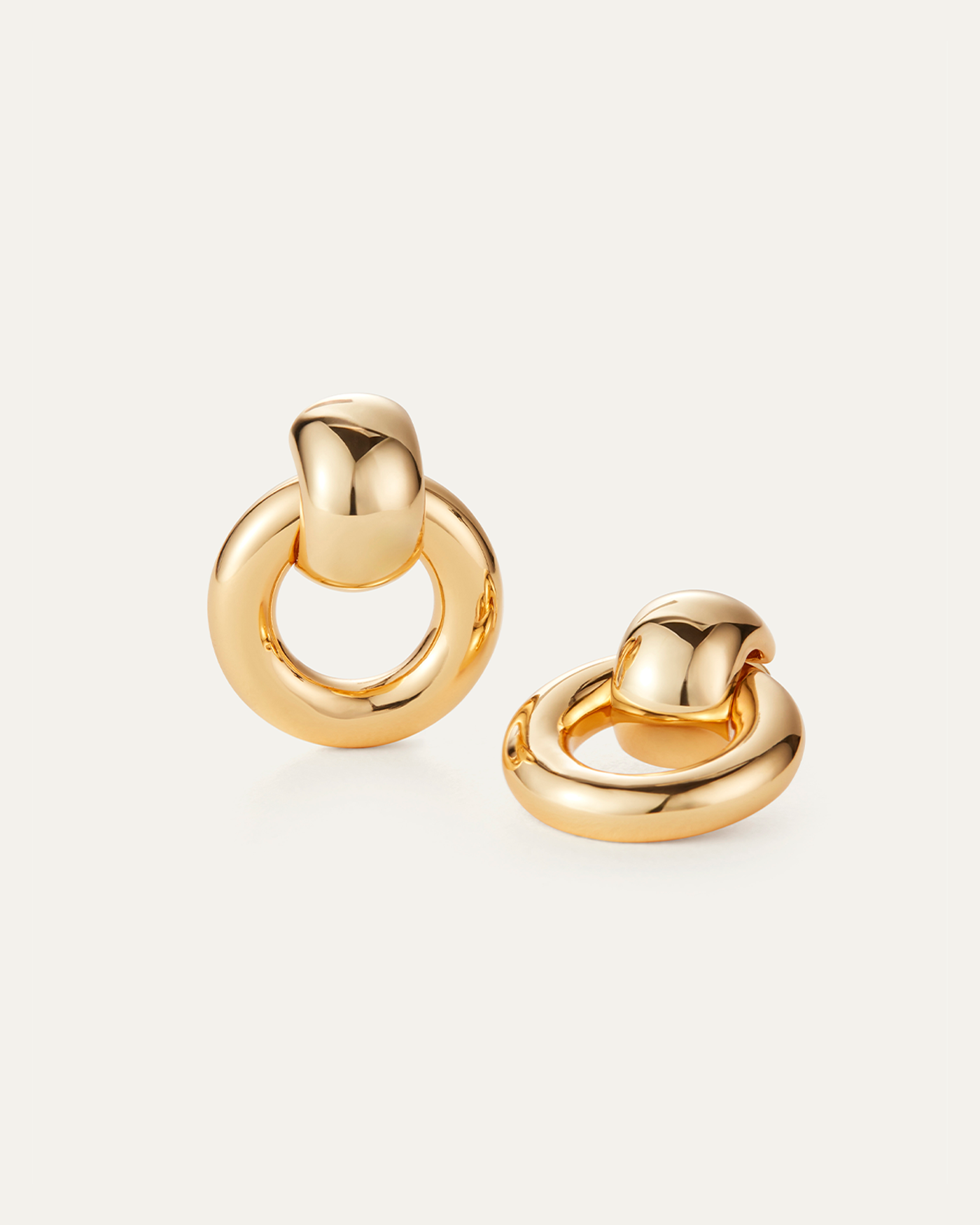 Mega Faye Knockers | Gold Door Knocker Earrings | JENNY BIRD Canada