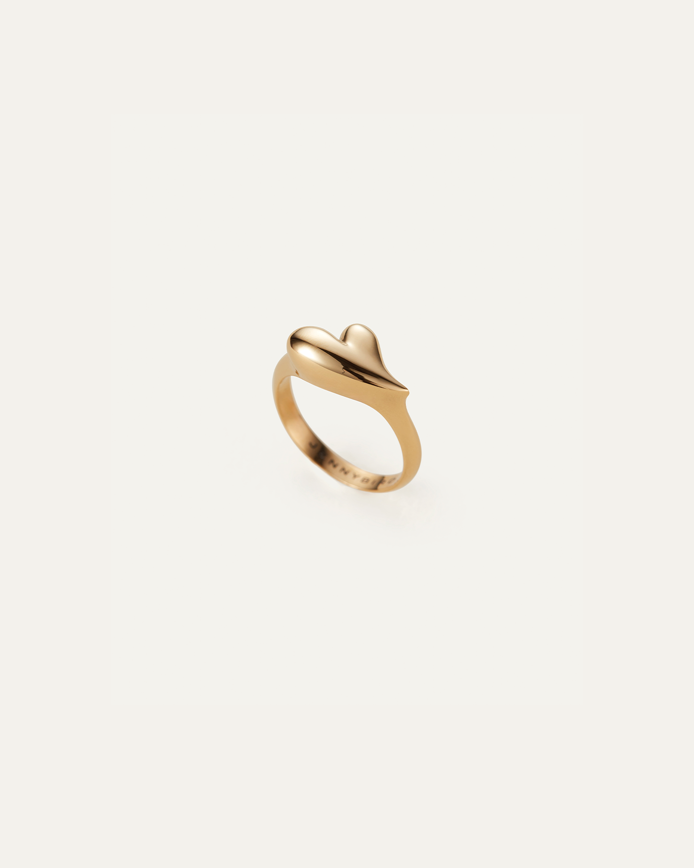 Puffy Heart Signet Ring