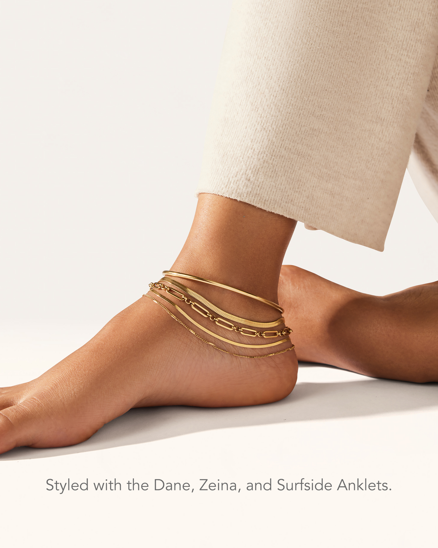 Slim Mercer Anklet