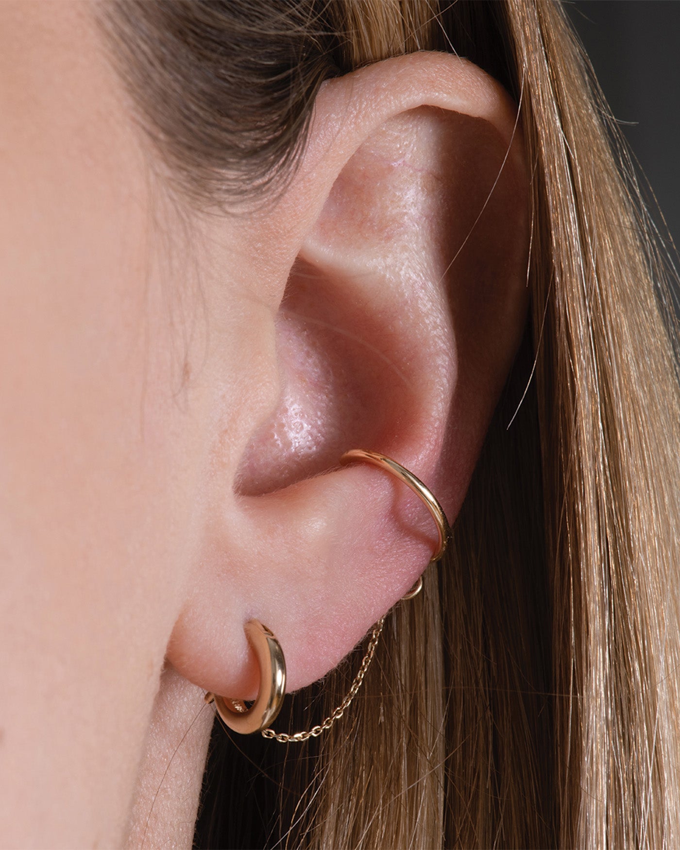 Jenny Bird Canada 14 Karat Gold Fine Waterproof Ear Cuff Earrings for Women
