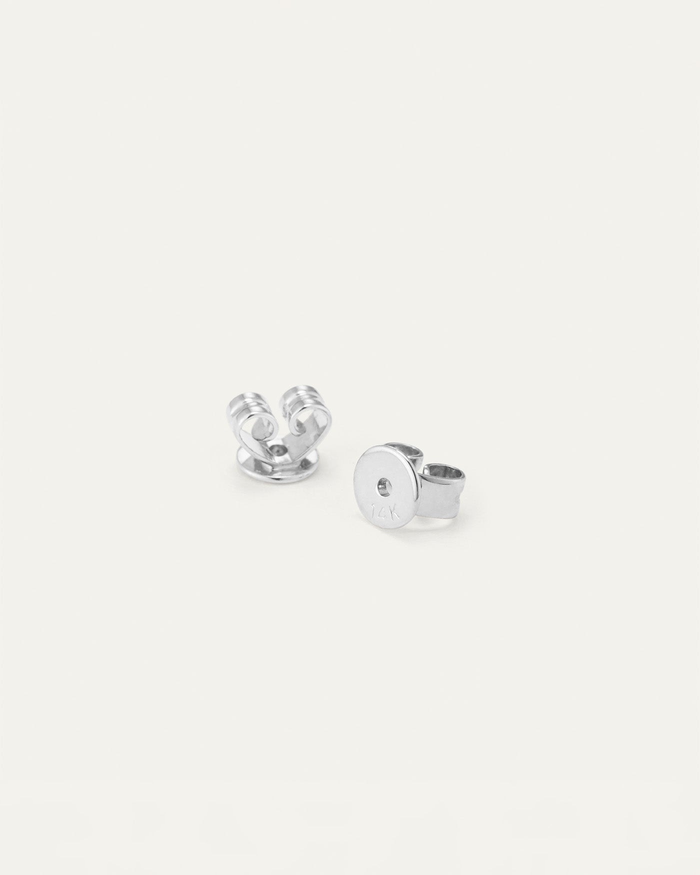 Jenny Bird Canada 14 Karat White Gold Bar Stud Earrings for Women