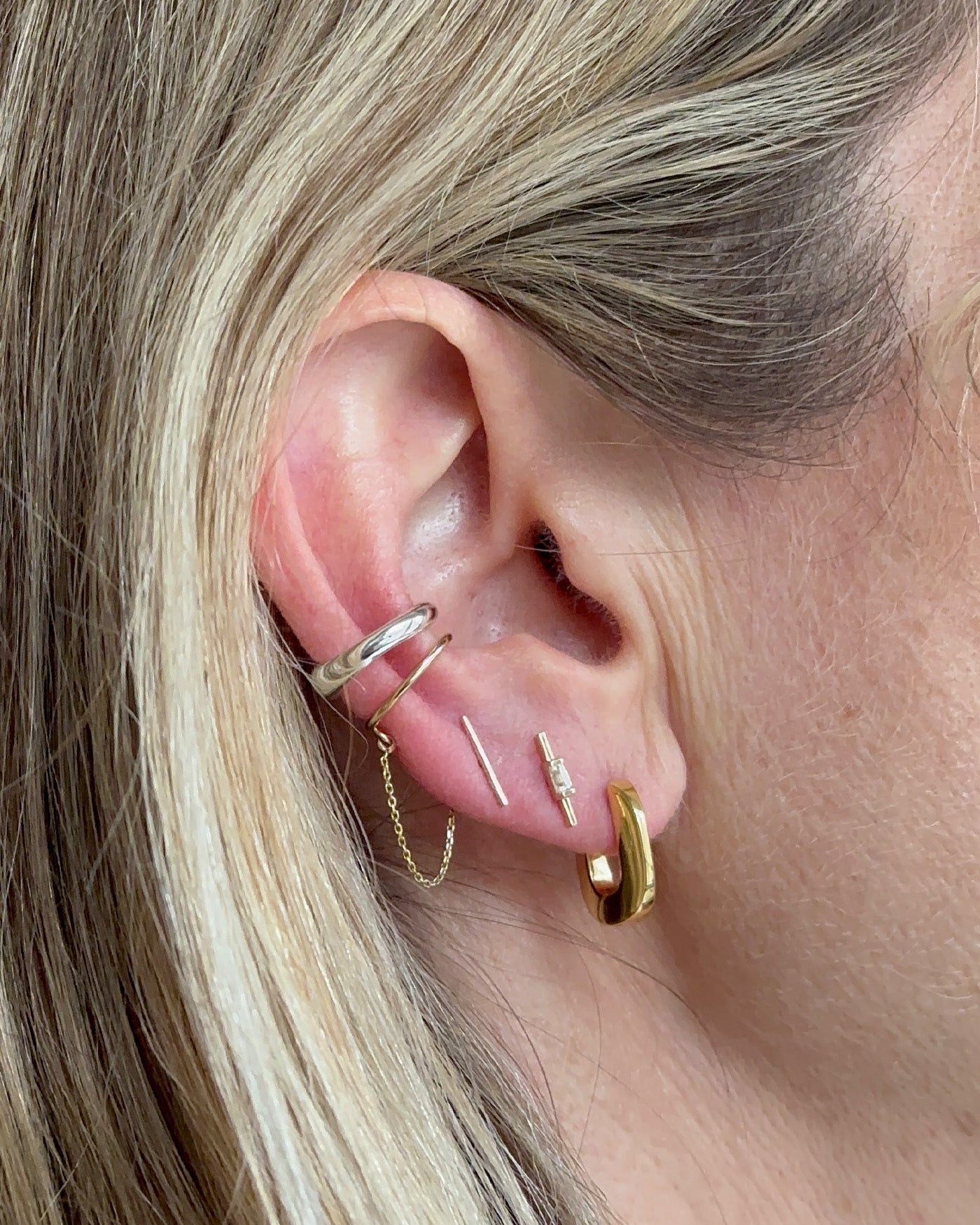 Jenny Bird Canada 14 Karat Gold Fine Waterproof Stud Earrings for Women