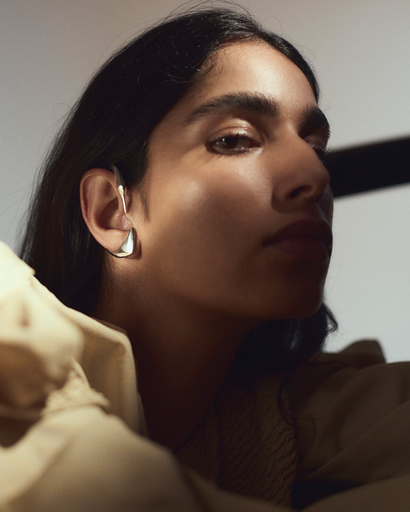 Jenny Bird Canada Lisieux Silver Gold Stud Earrings and Ear Cuff Earrings for Women