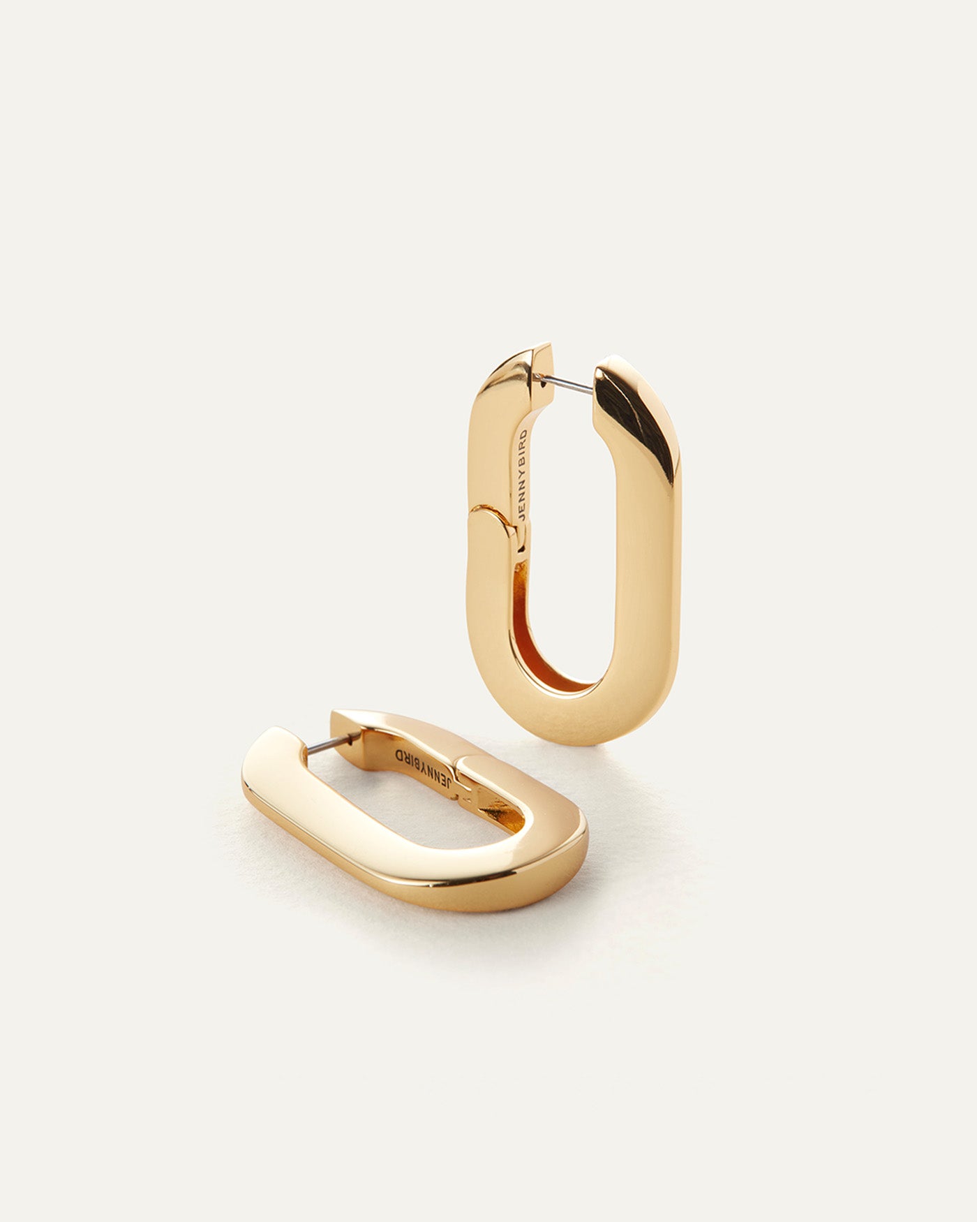 Jenny Bird Canada Mega U-Link Hinged Gold Waterproof Hoop Earrings For Women