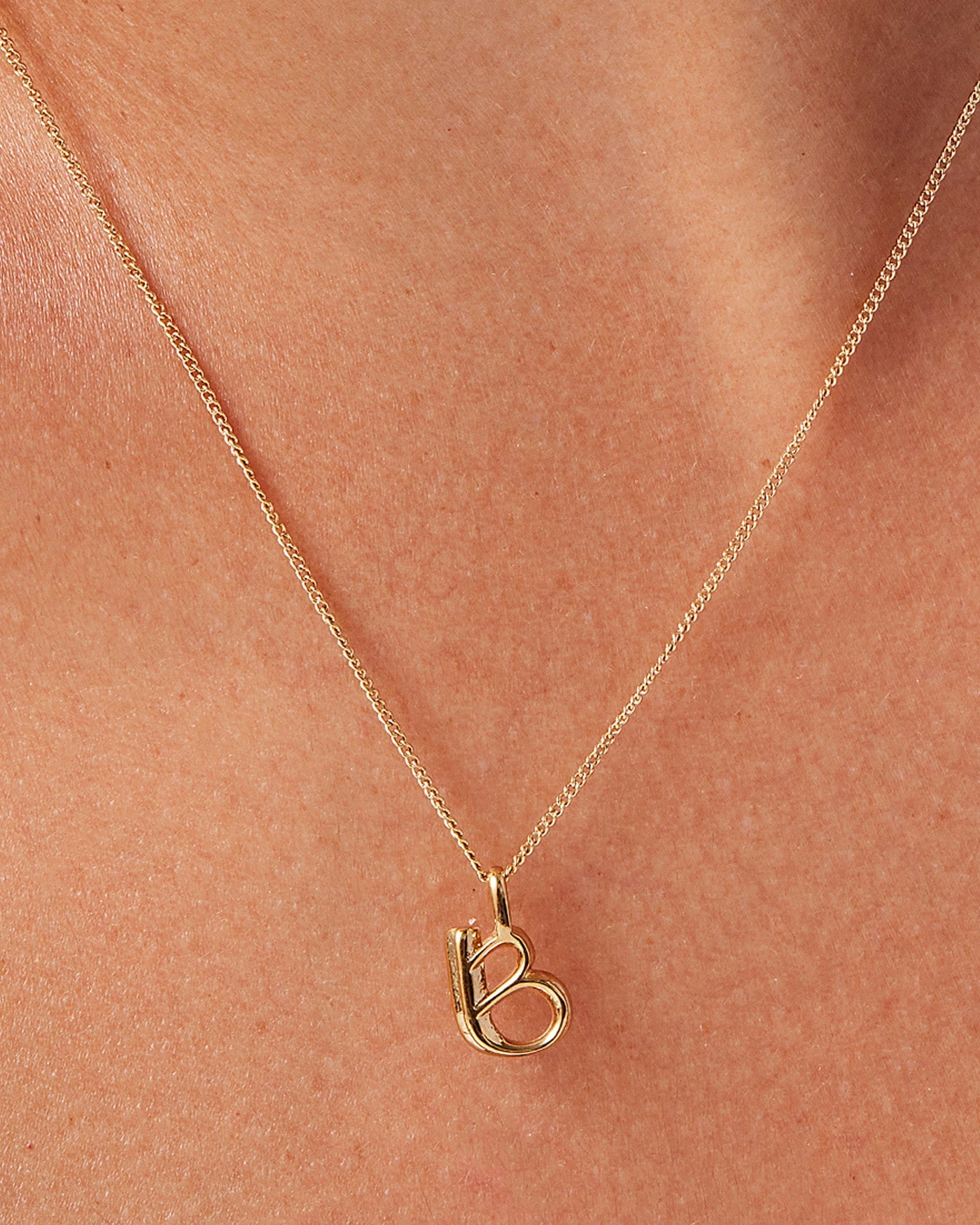 Monogram Necklace - B