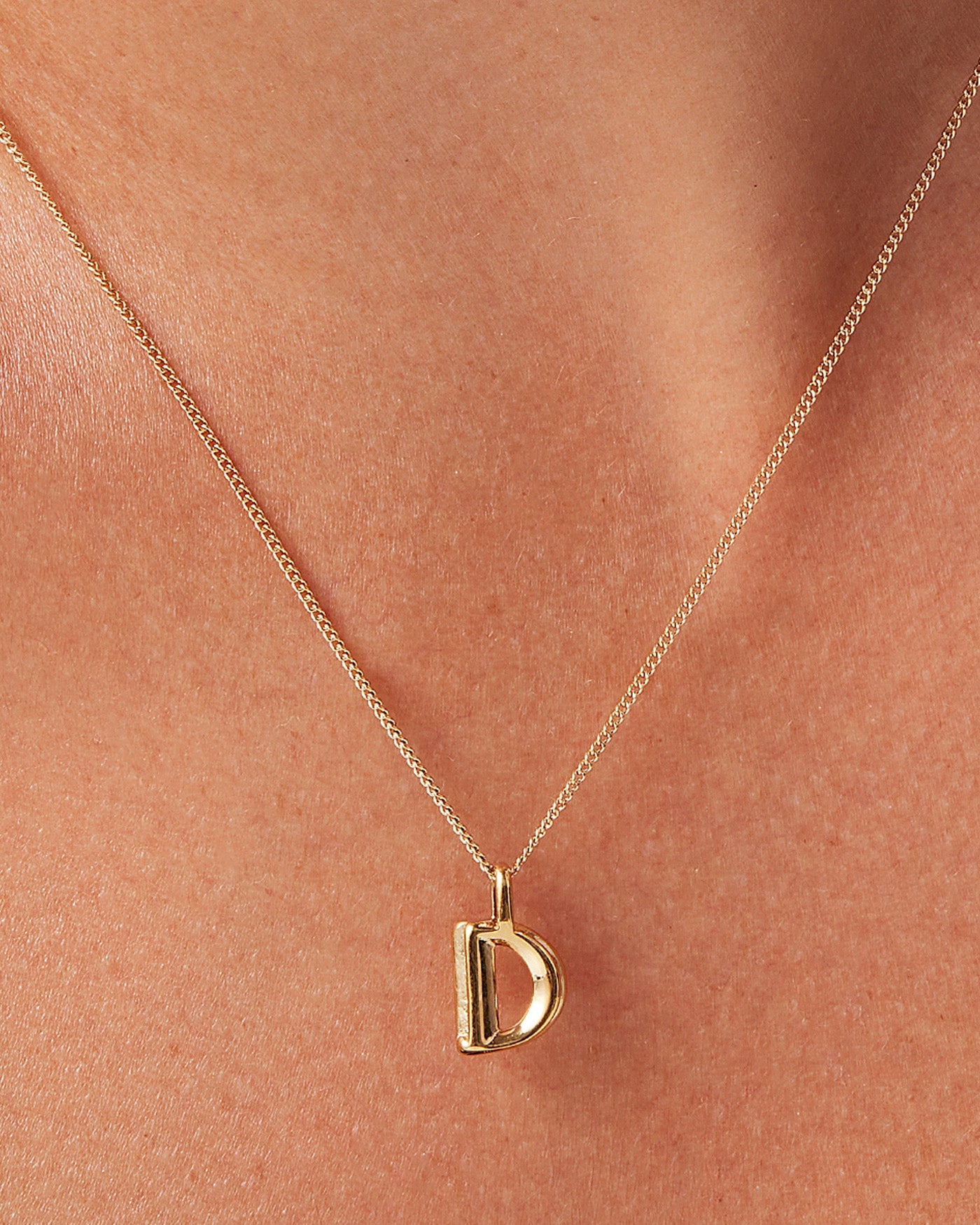 Monogram Necklace - D