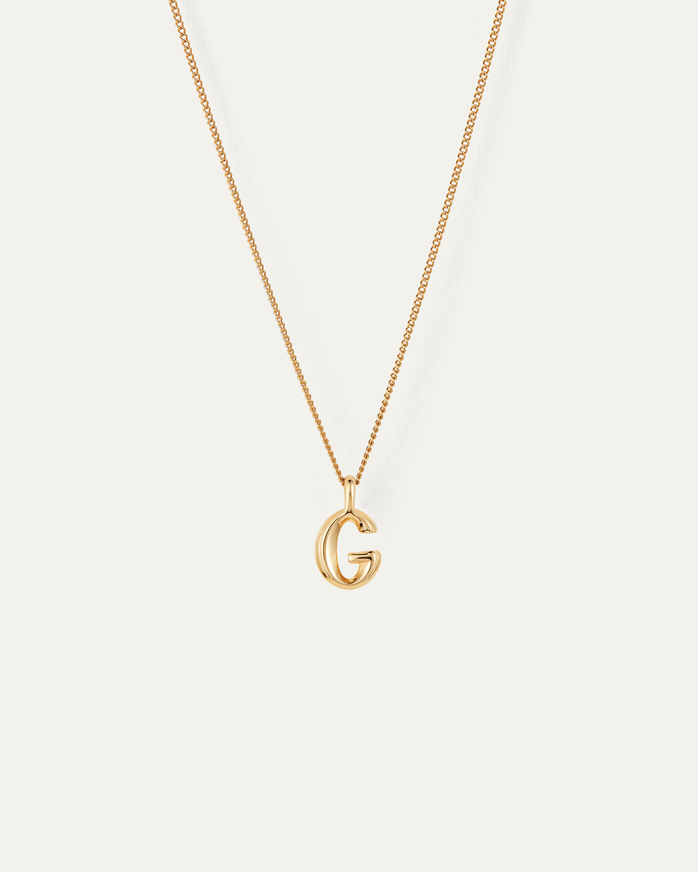 Locket G Gold Pendant Monogram Necklace Initial Letter Necklace