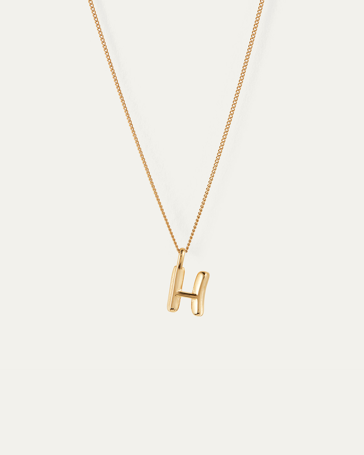 Necklace with deals the letter h