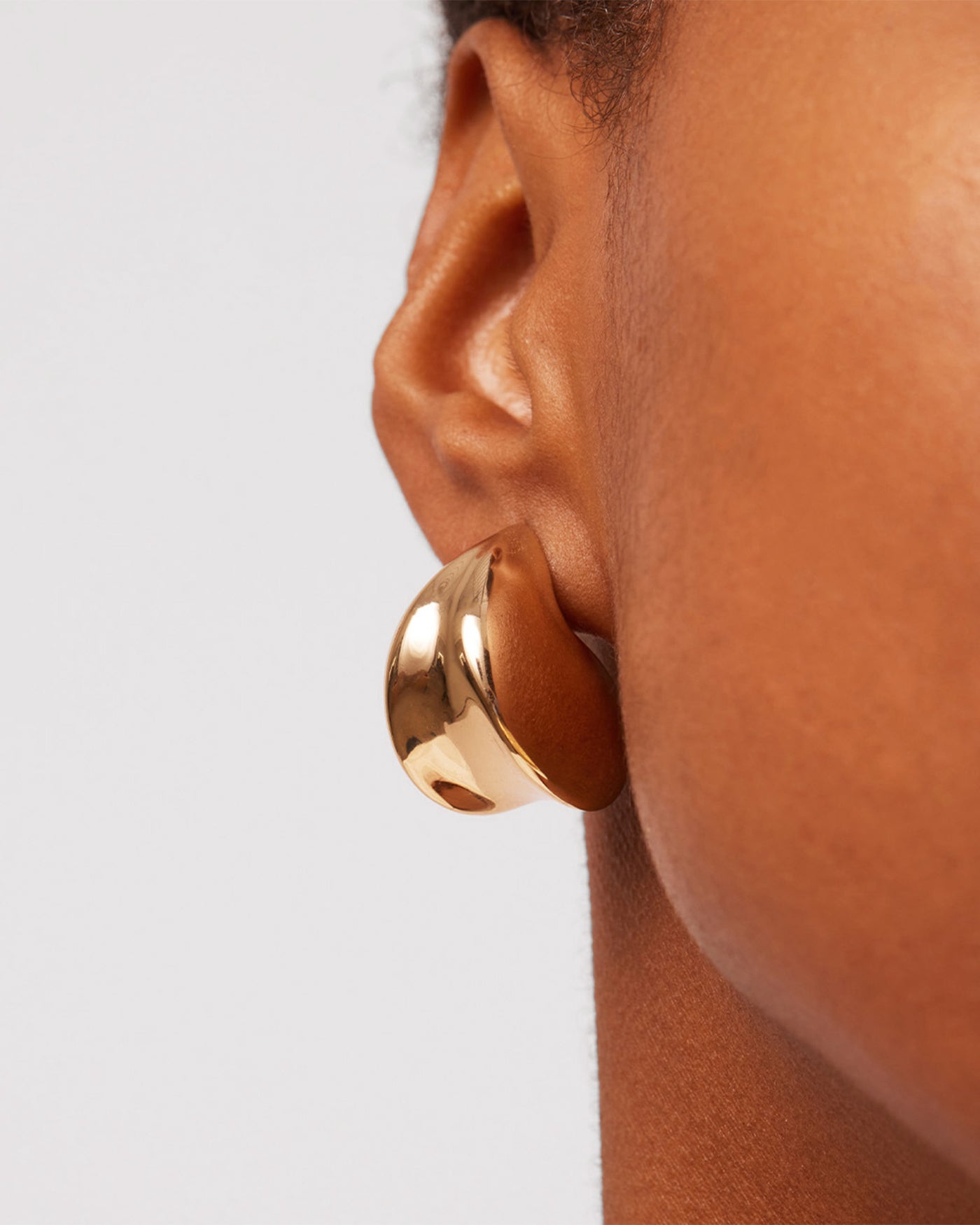 Jenny Bird Canada Nouveaux Puff Gold Statement Earrings For Women