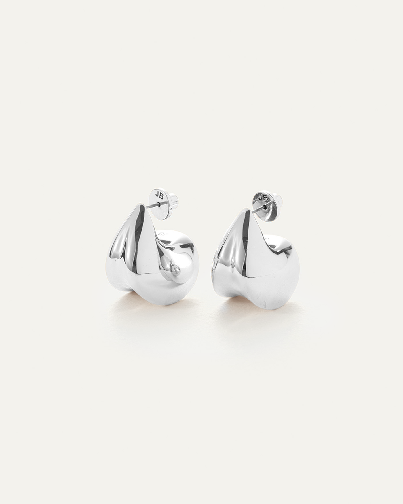 Jenny Bird Canada Nouveaux Puff Silver Statement Earrings For Women