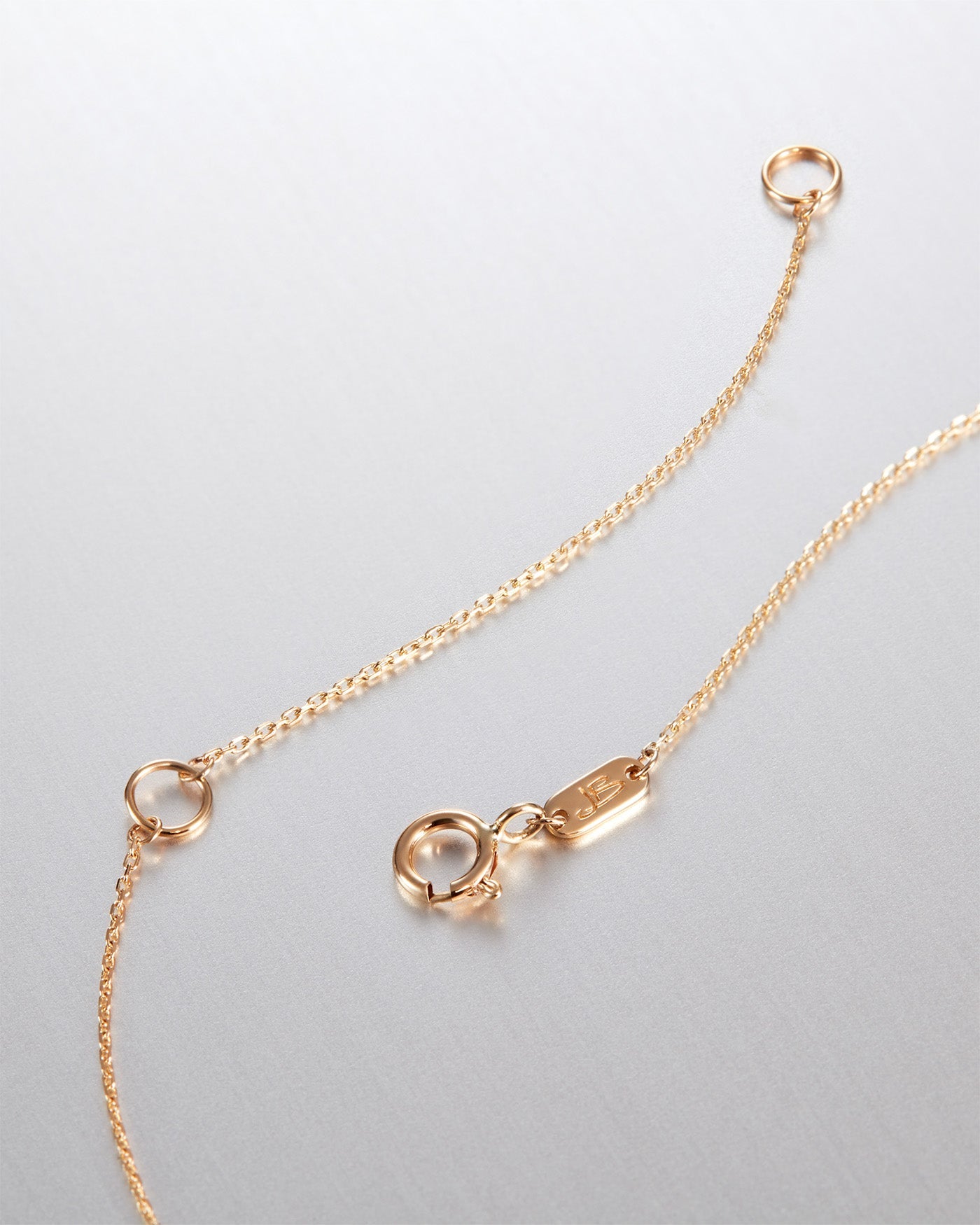 14K Princess Cut Double Diamond Lariat Necklace
