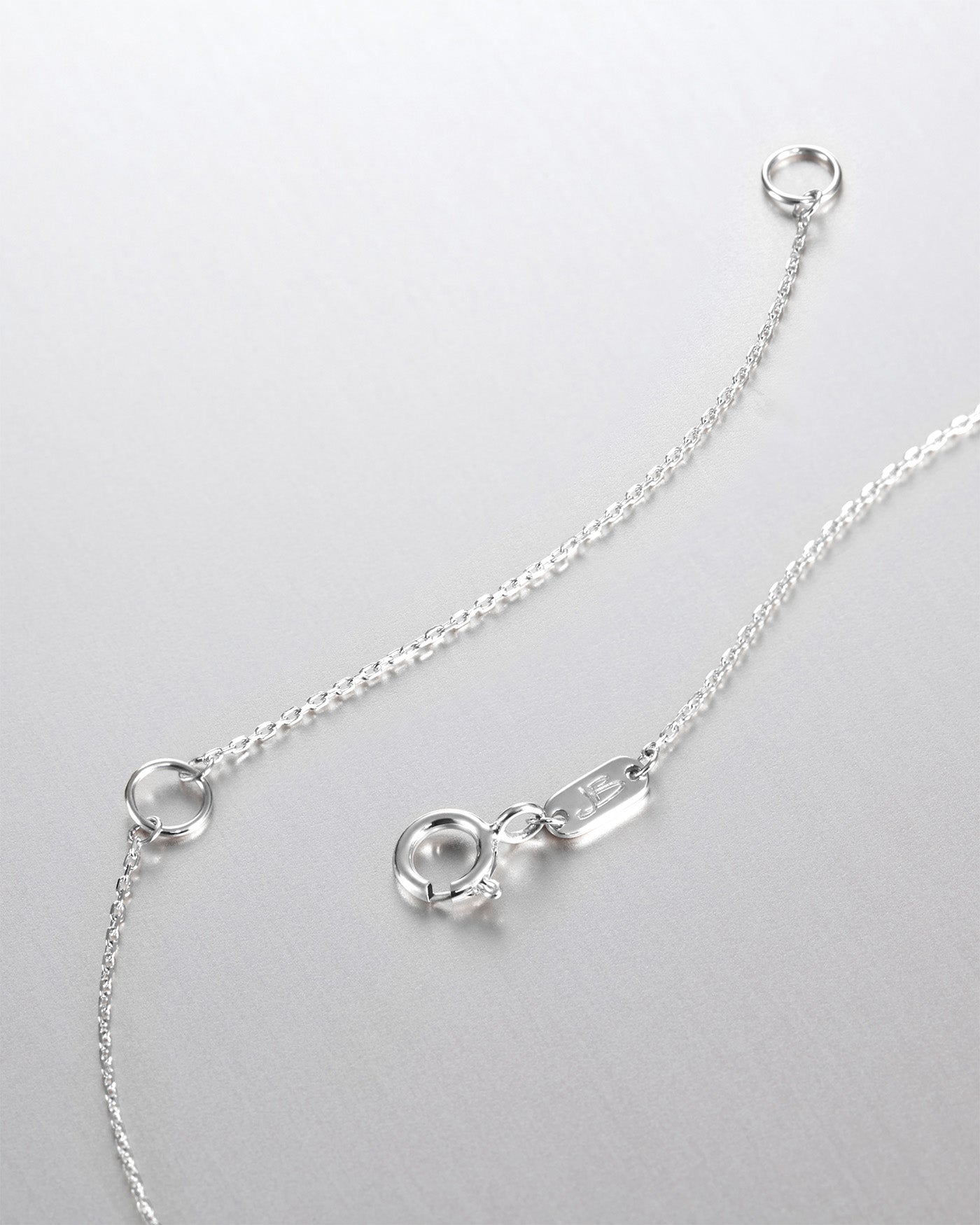 14K Princess Cut Double Diamond Lariat Necklace