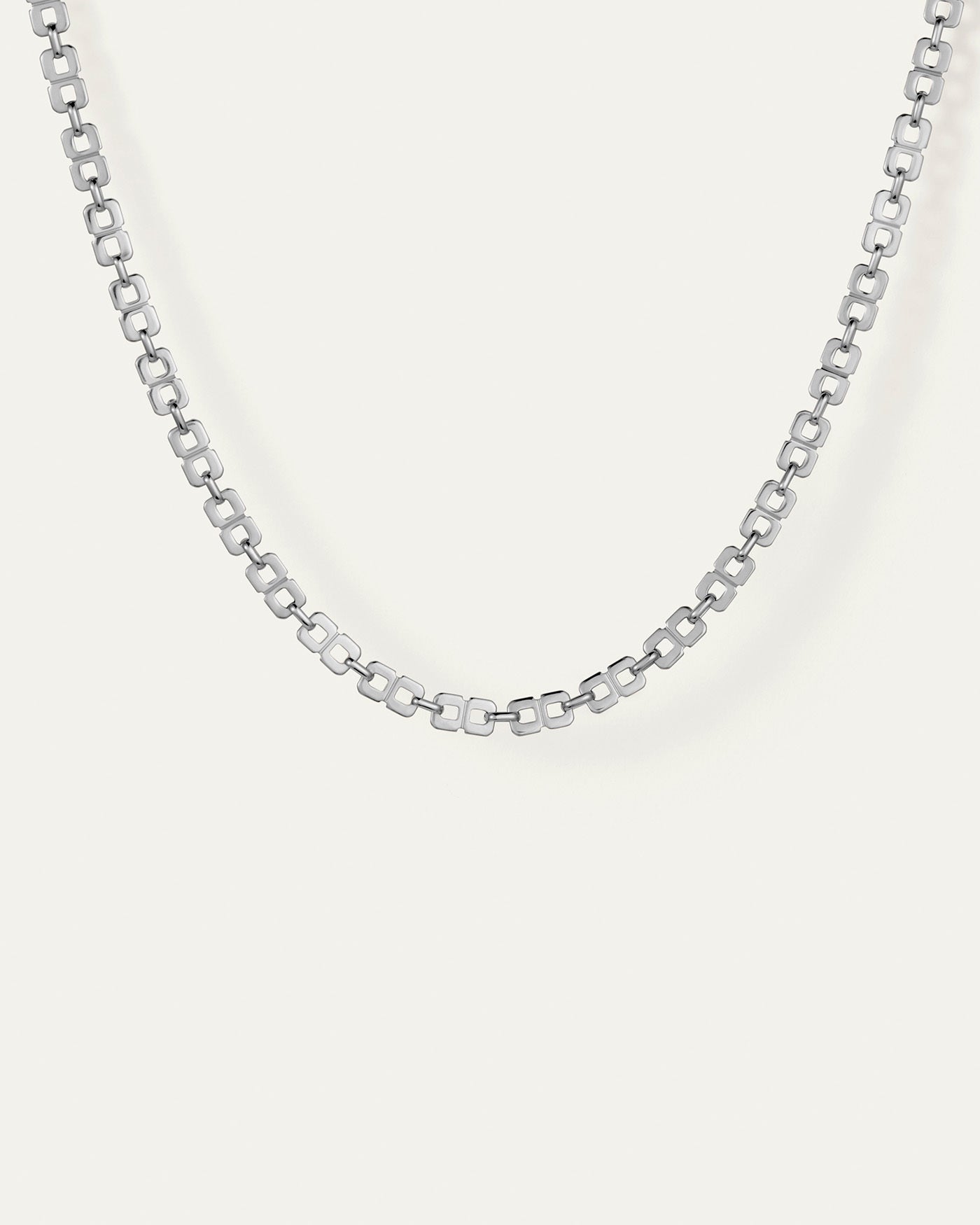 Rome Chain | Silver Waterproof Necklace | JENNY BIRD Canada