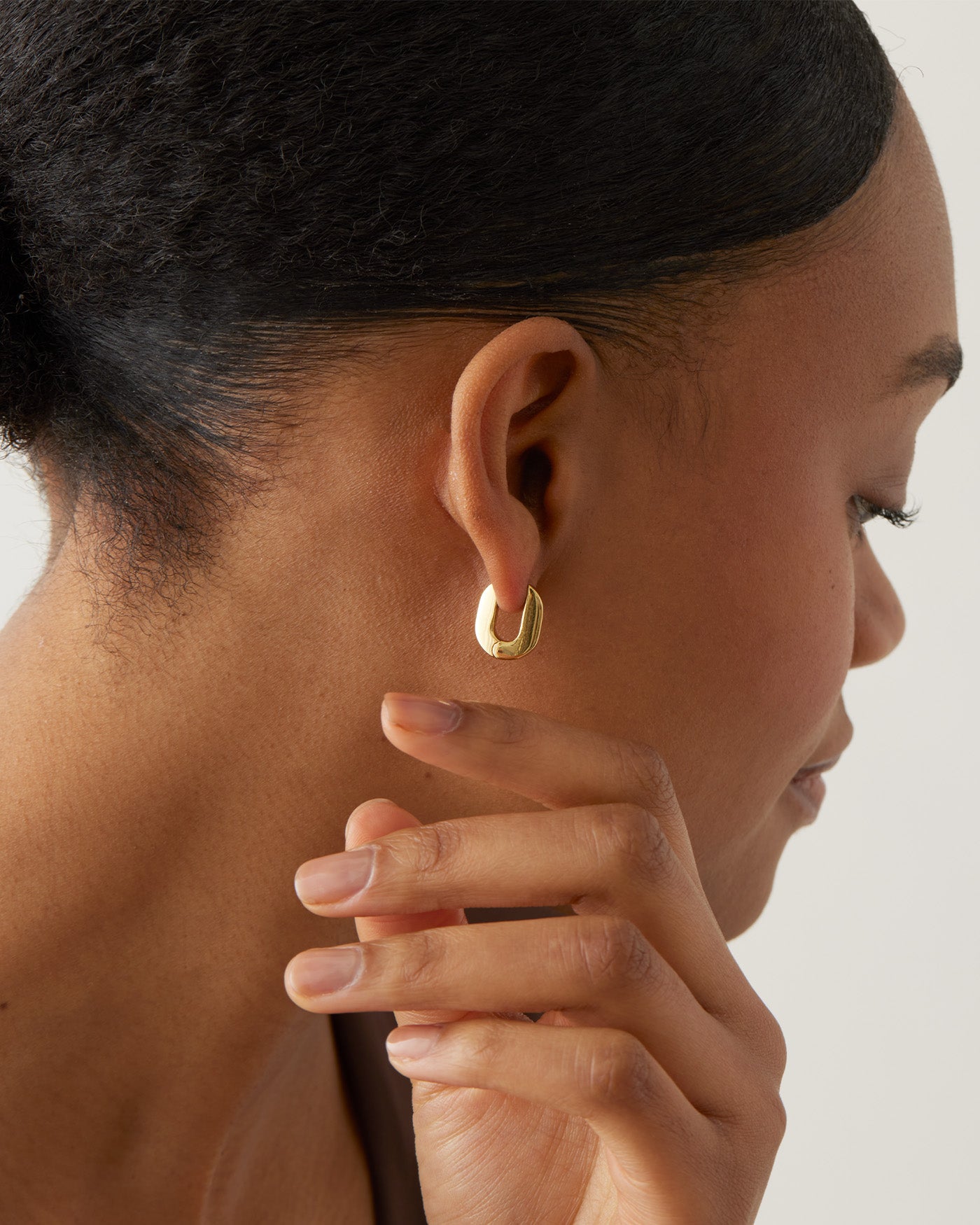 Jenny Bird Canada Teeni Toni Huggie Gold Hoop Earrings For Women