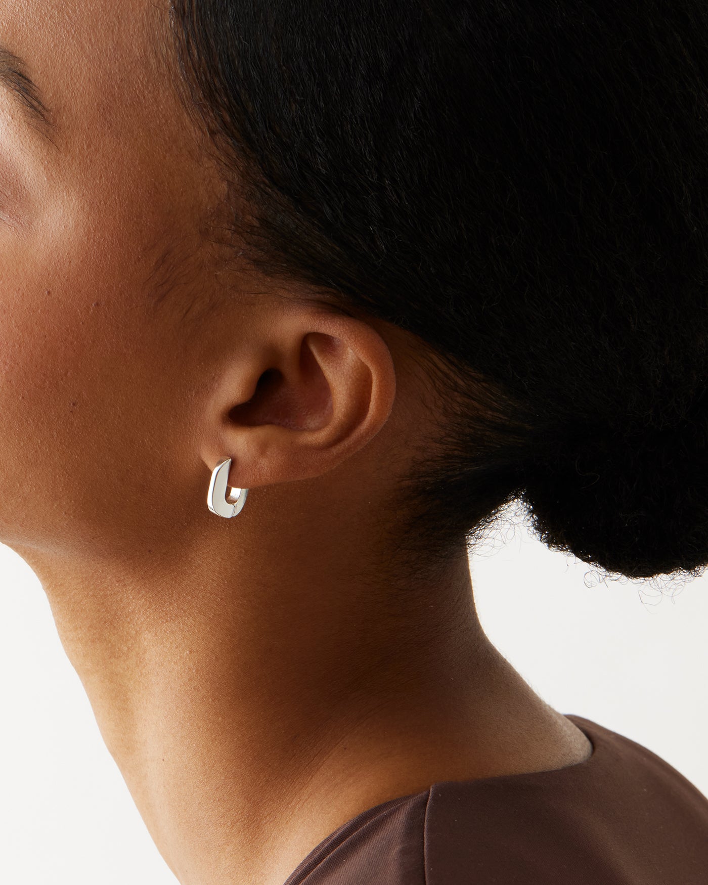 Jenny Bird Canada Teeni Toni Huggie Silver Hoop Earrings For Women