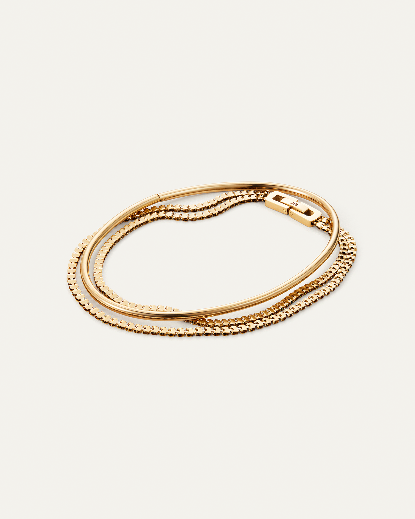 Textured Anklet Stack