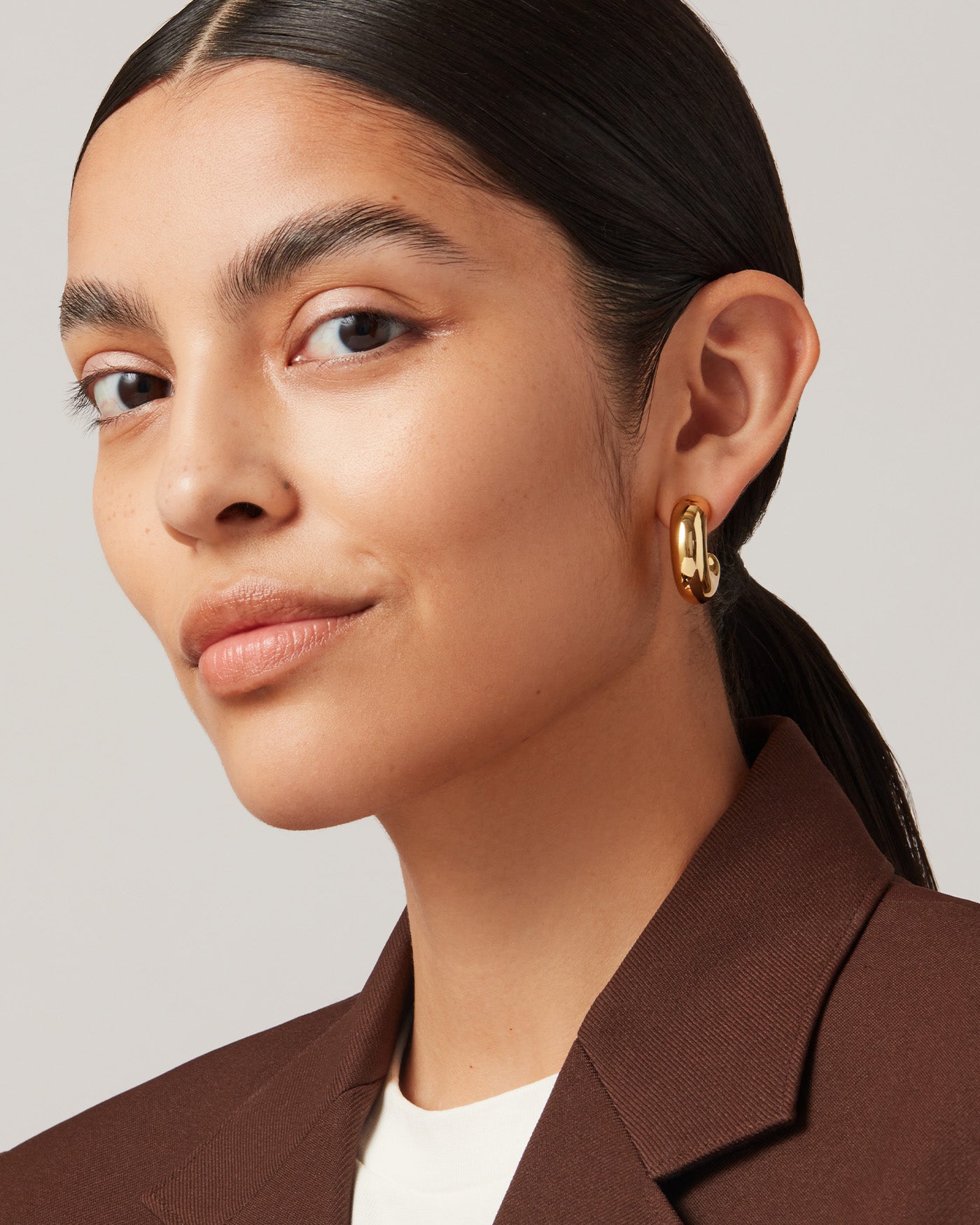 Jenny Bird Canada Tome Large Gold Hoop Earrings for Women
